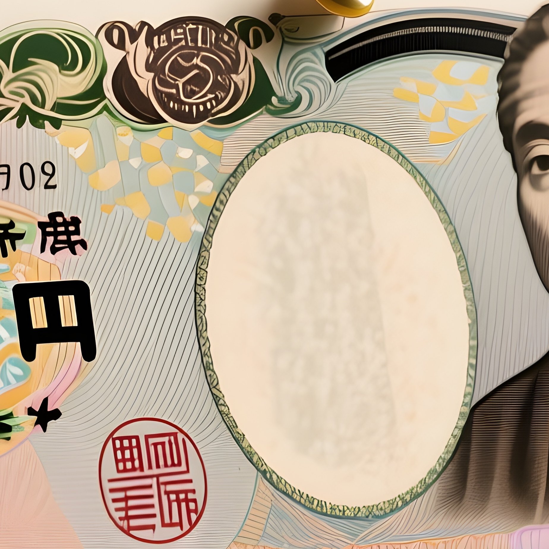 A Photorealistic Yen Banknote Pinned To A Corkboard With Travel Expense Documents. - Full Resolution Quality Preview
