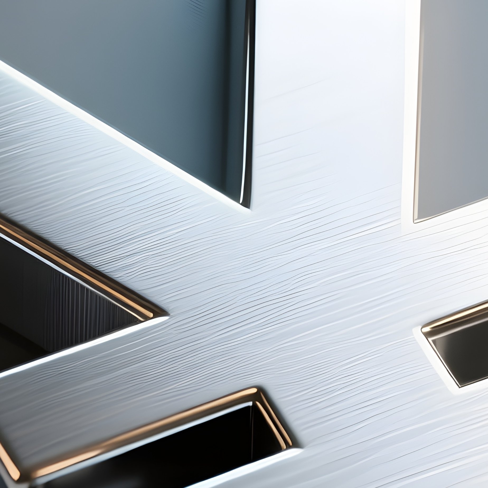 A Photorealistic Yen Symbol Made Of Brushed Steel Resting Beside Currency Exchange Printouts. - Full Resolution Quality Preview