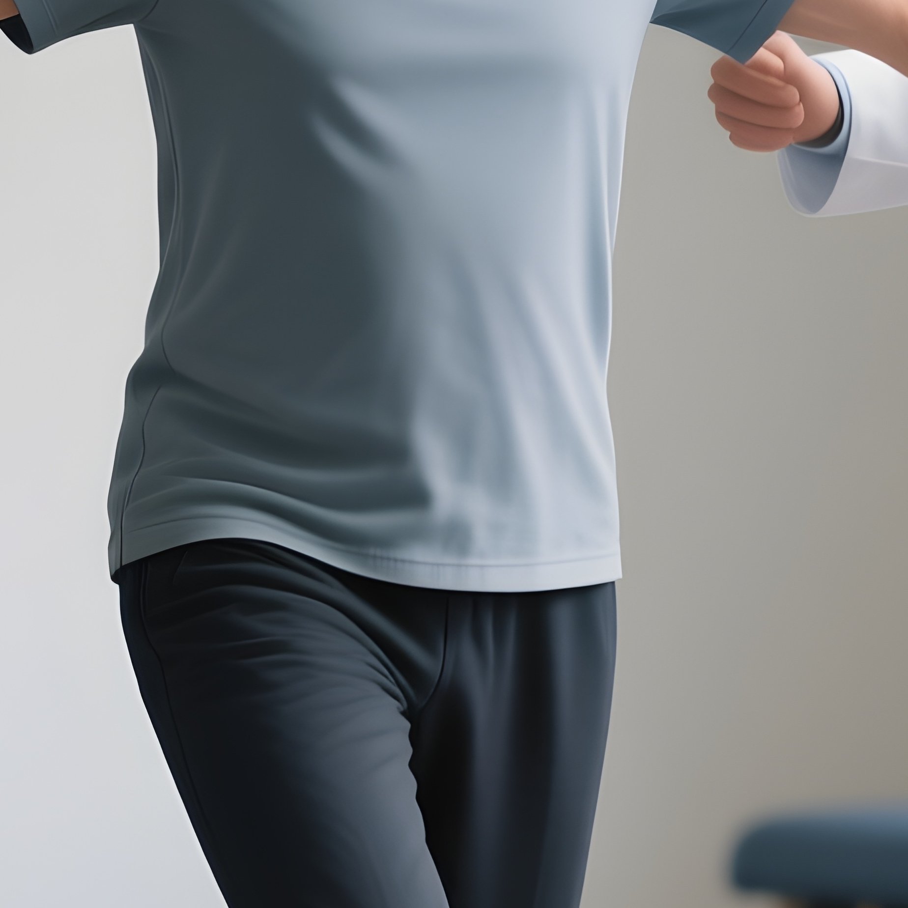 A Physical Therapist Guiding A Patient Through Balance Exercises - Full Resolution Quality Preview