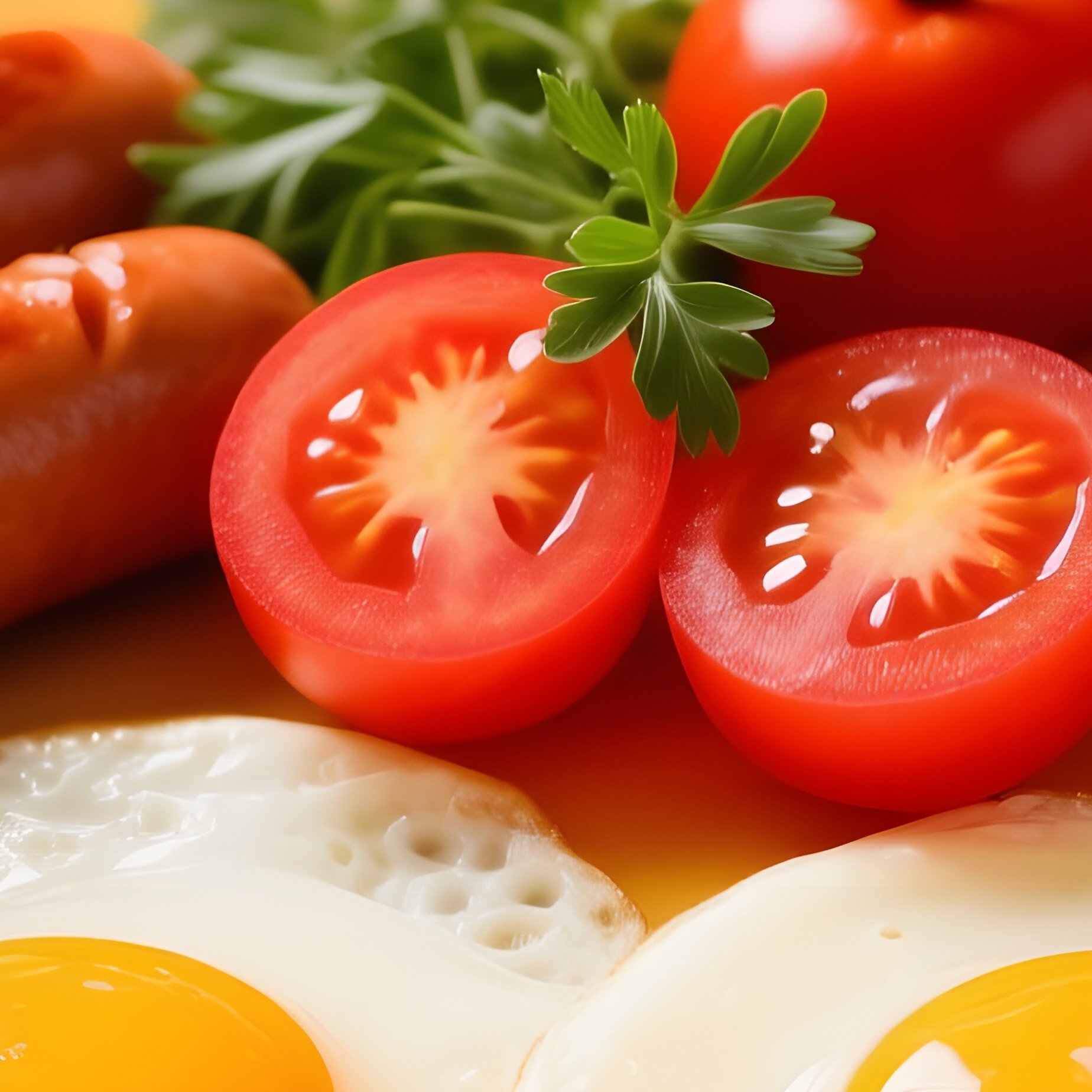 A Plate Of Breakfast Food Breakfast Food Photography - Full Resolution Quality Preview