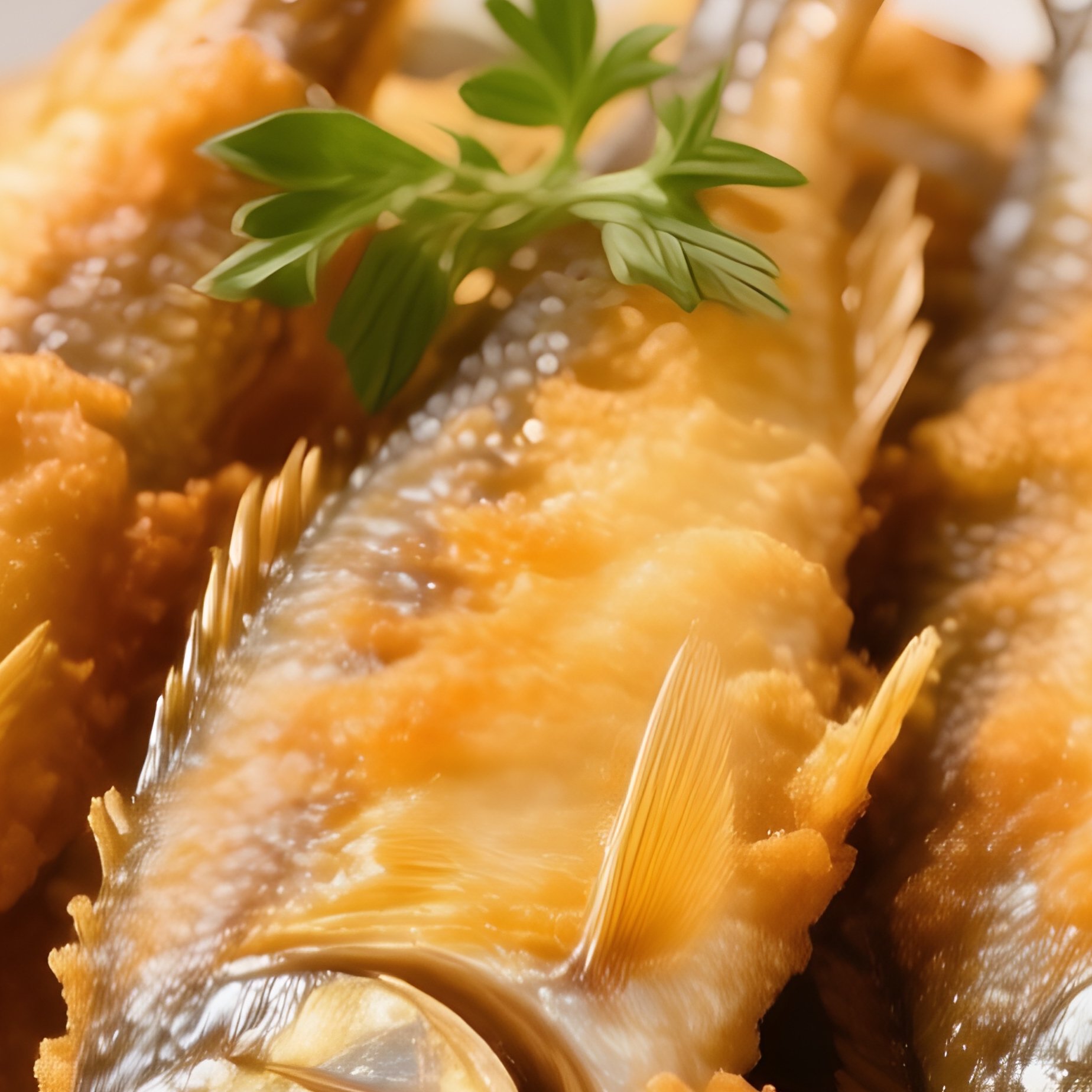 A Plate Of Fried Silverbelly Fish Vellio Small And Crispy - Full Resolution Quality Preview