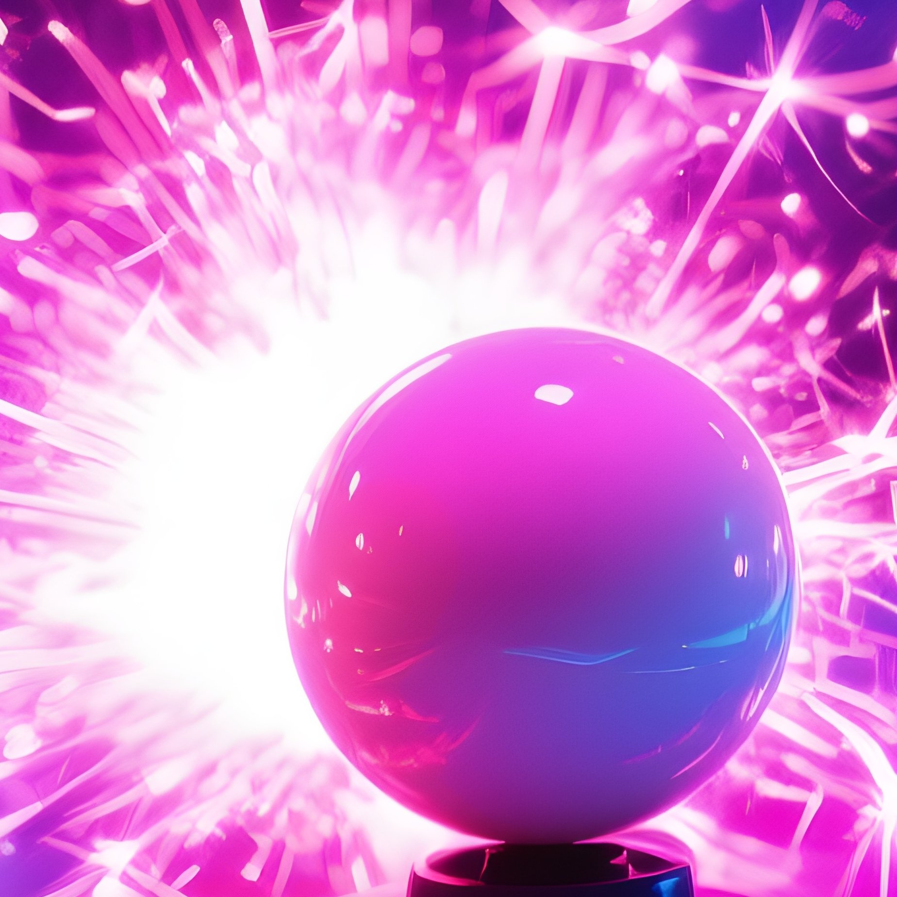 A Pop Bumper Glowing Violently As The Ball Strikes It - Full Resolution Quality Preview