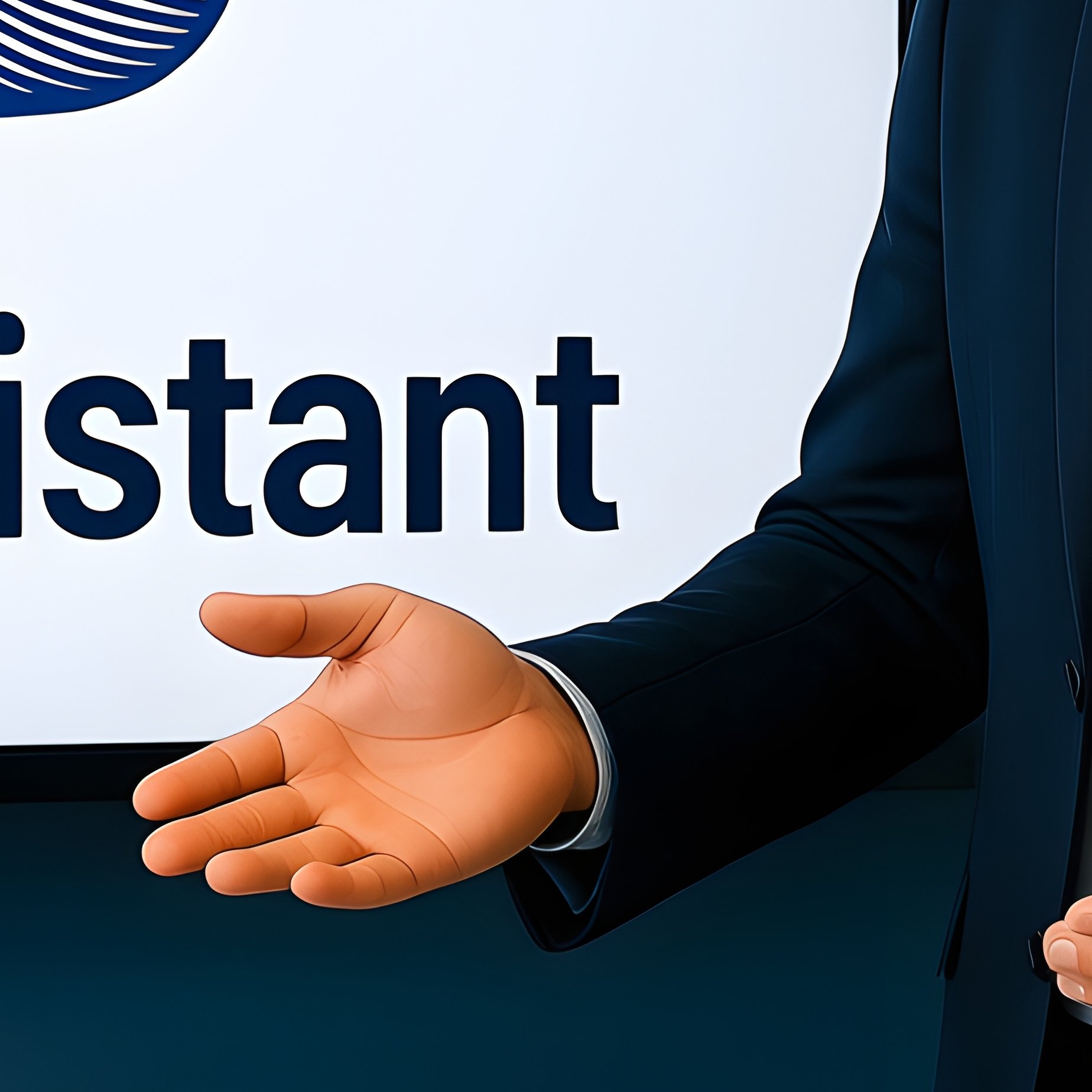 A Presentation On Ai Assistant In A Professional Setting Ai - Full Resolution Quality Preview