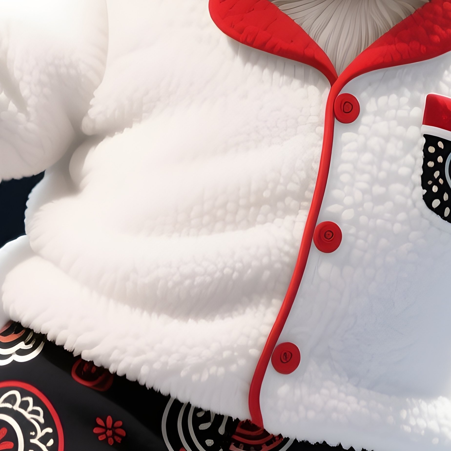 A Pug Floating In Zero Gravity Wearing Pajamas 2 - Full Resolution Quality Preview