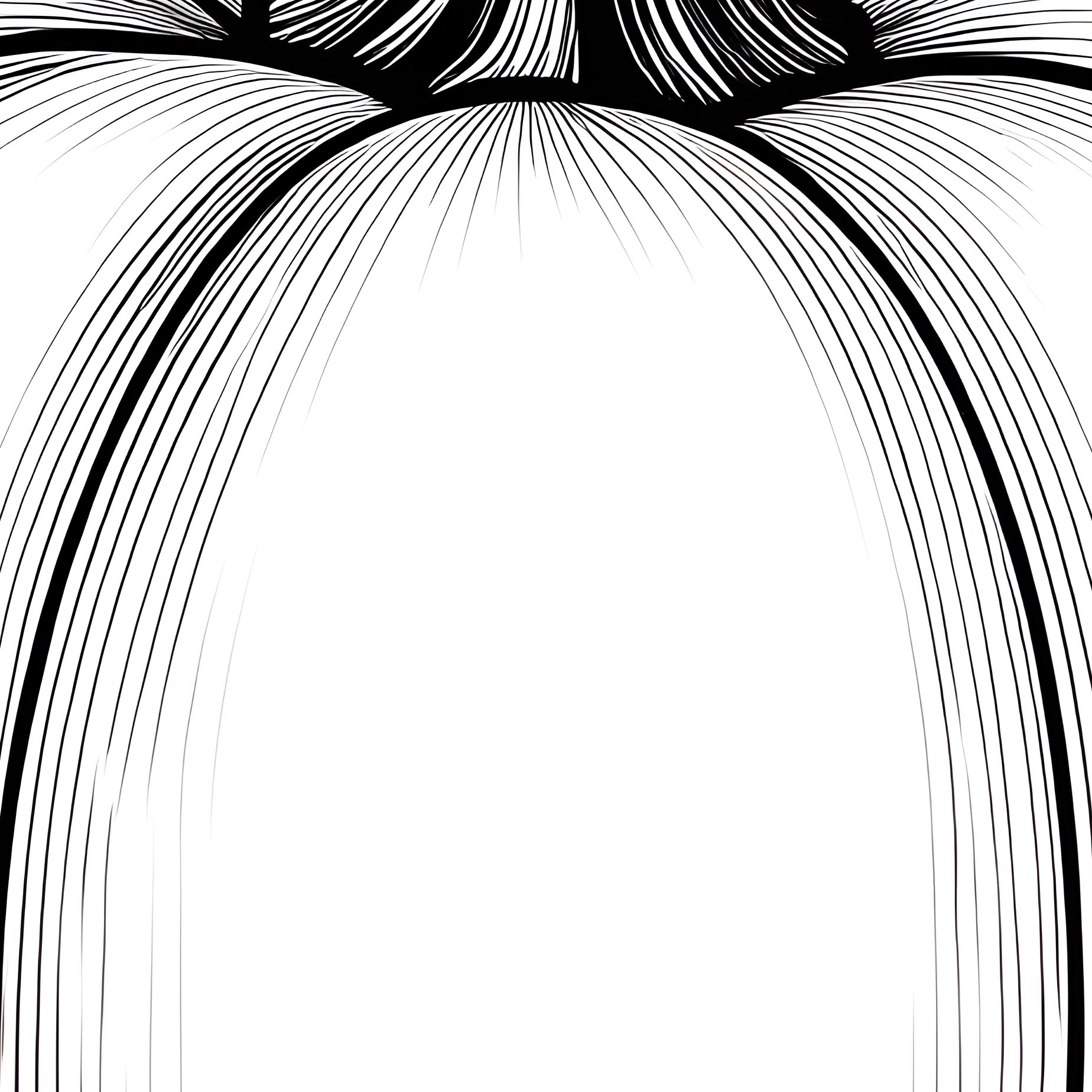 A Pumpkin Outline Pumpkin Line Art - Full Resolution Quality Preview