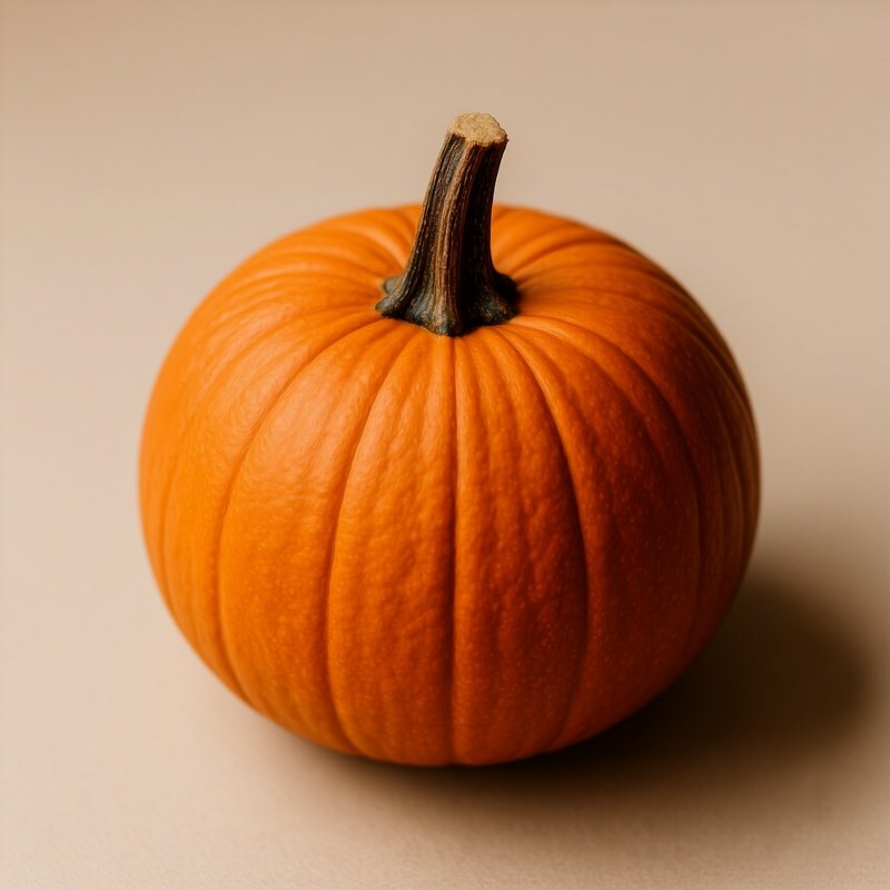 A Pumpkin Viewed From Above Pumpkin Vegetable