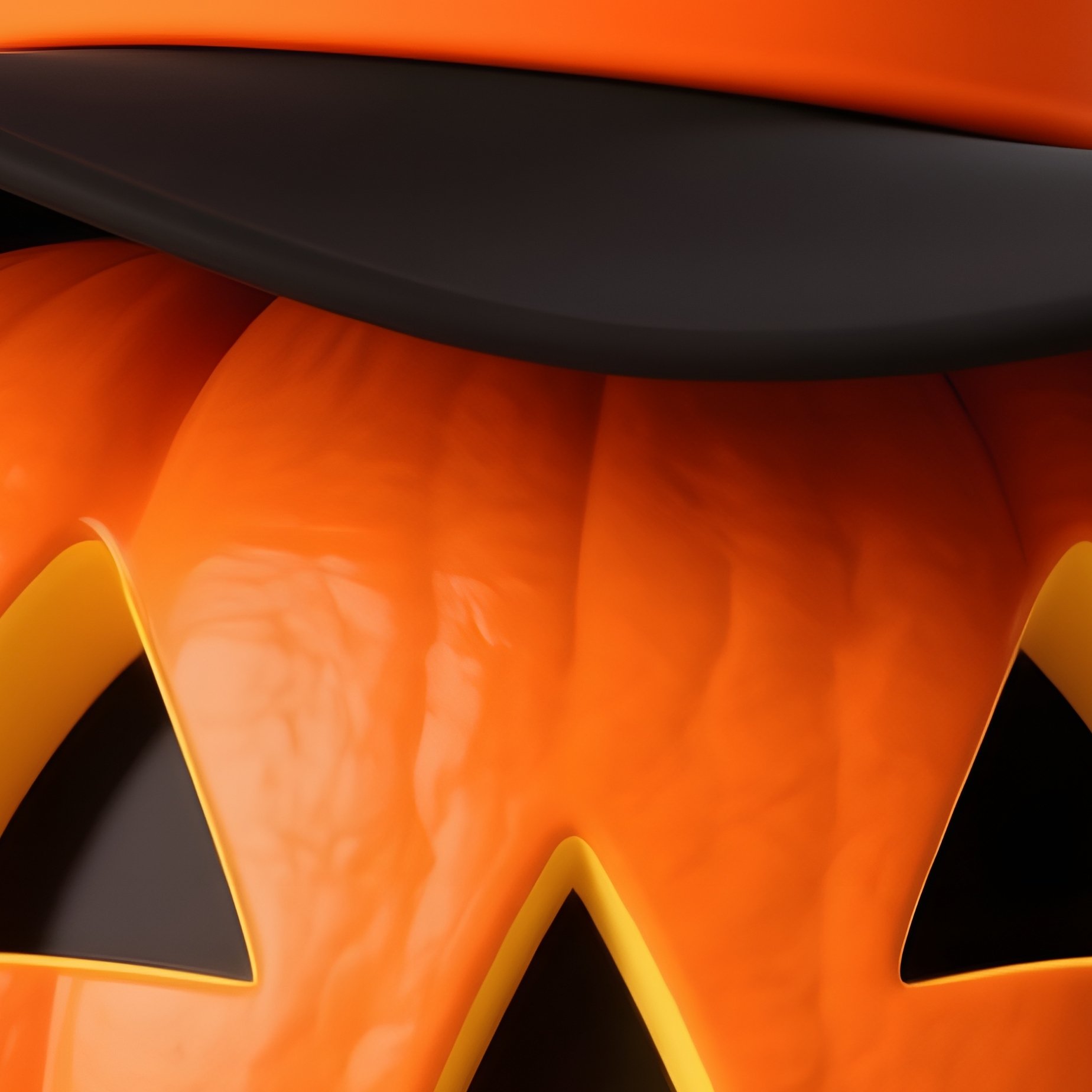 A Pumpkin Wearing A Witchs Hat Halloween Pumpkin - Full Resolution Quality Preview