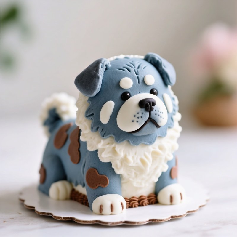A Puppy Chow Chow Cake