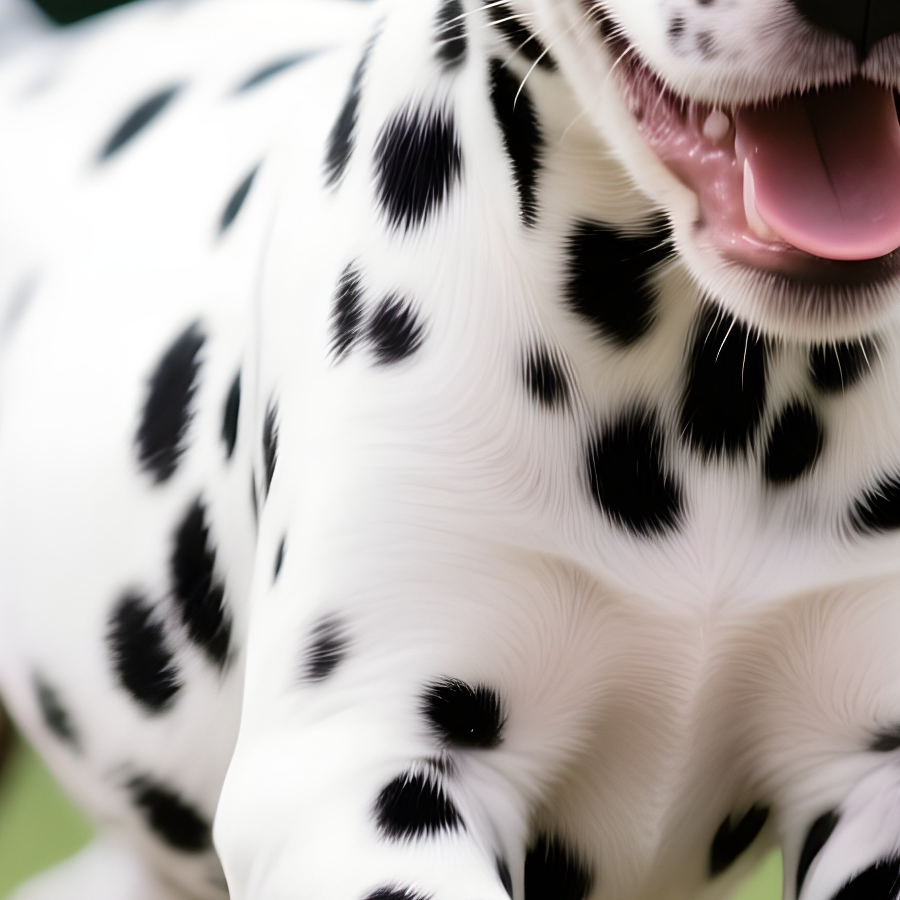 A Puppy Dalmatian Playing Outside - Full Resolution Quality Preview