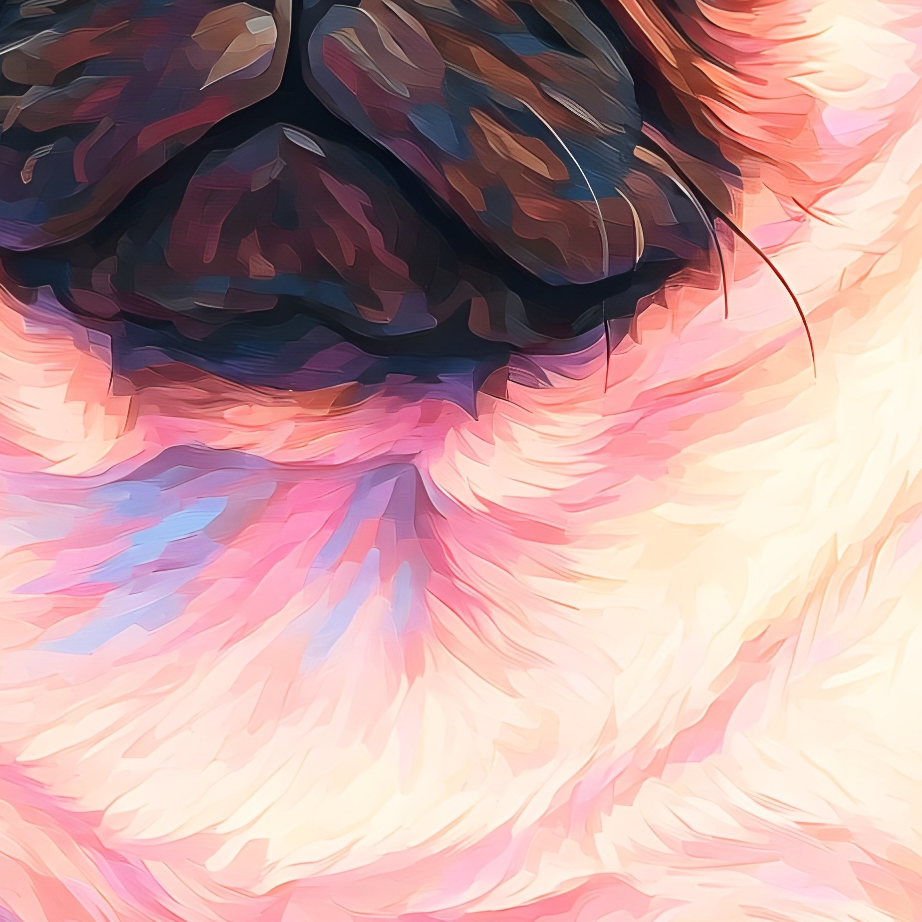 A Puppy Pug In Digital Art Style - Full Resolution Quality Preview