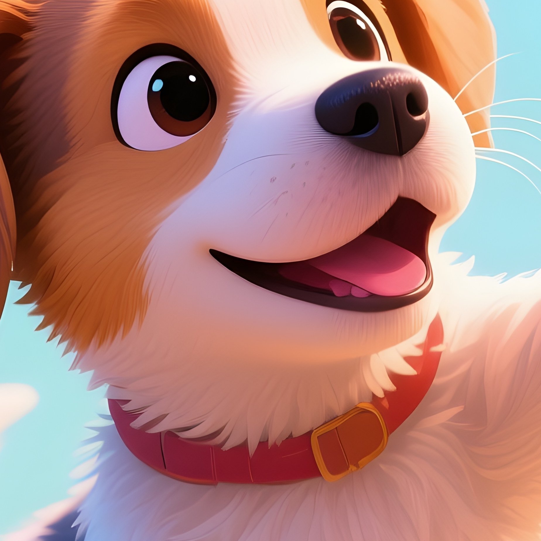 A Puppy Taking Selfies With Butterflies Digital Art - Full Resolution Quality Preview