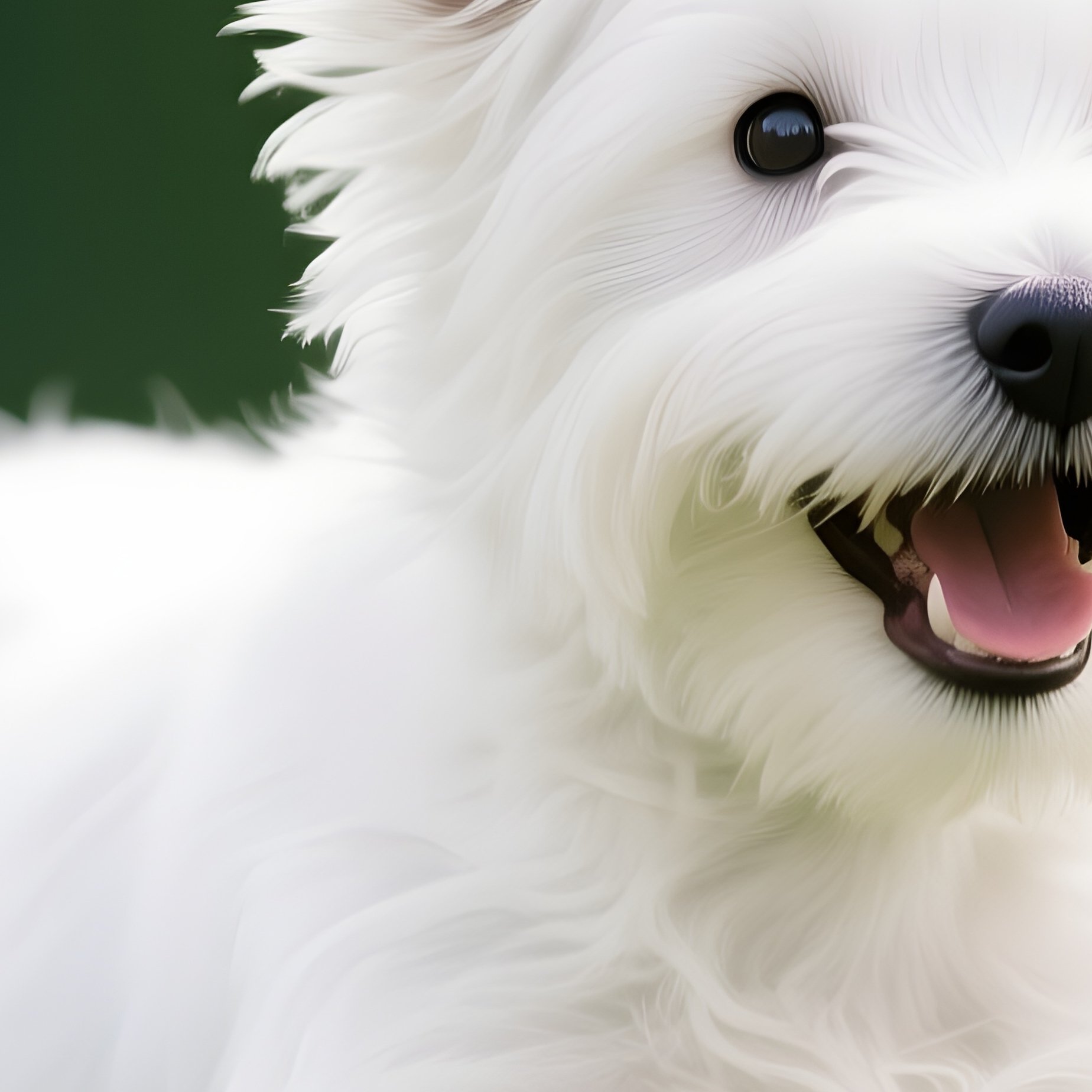 A Puppy West Highland White Terrier Playing Outside - Full Resolution Quality Preview