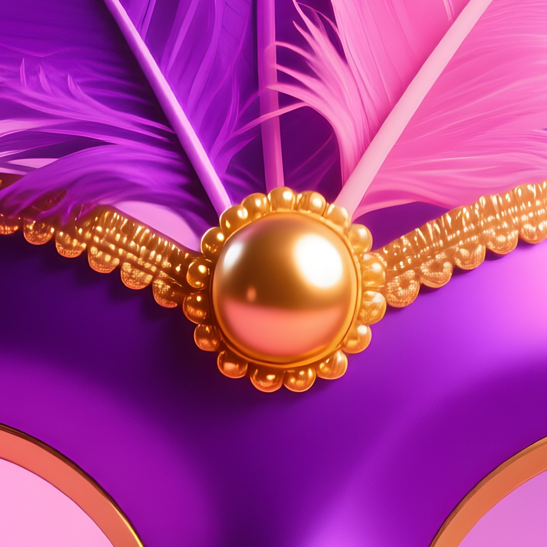 A Purple Masquerade Mask Masquerade Mask - Full Resolution Quality Preview