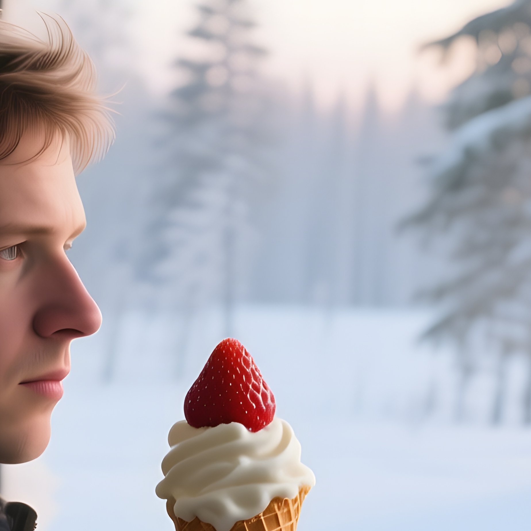 A Quiet Early Morning Train Compartment Traveling Through Siberian Taiga, A Solitary Traveler Holds - Full Resolution Quality Preview