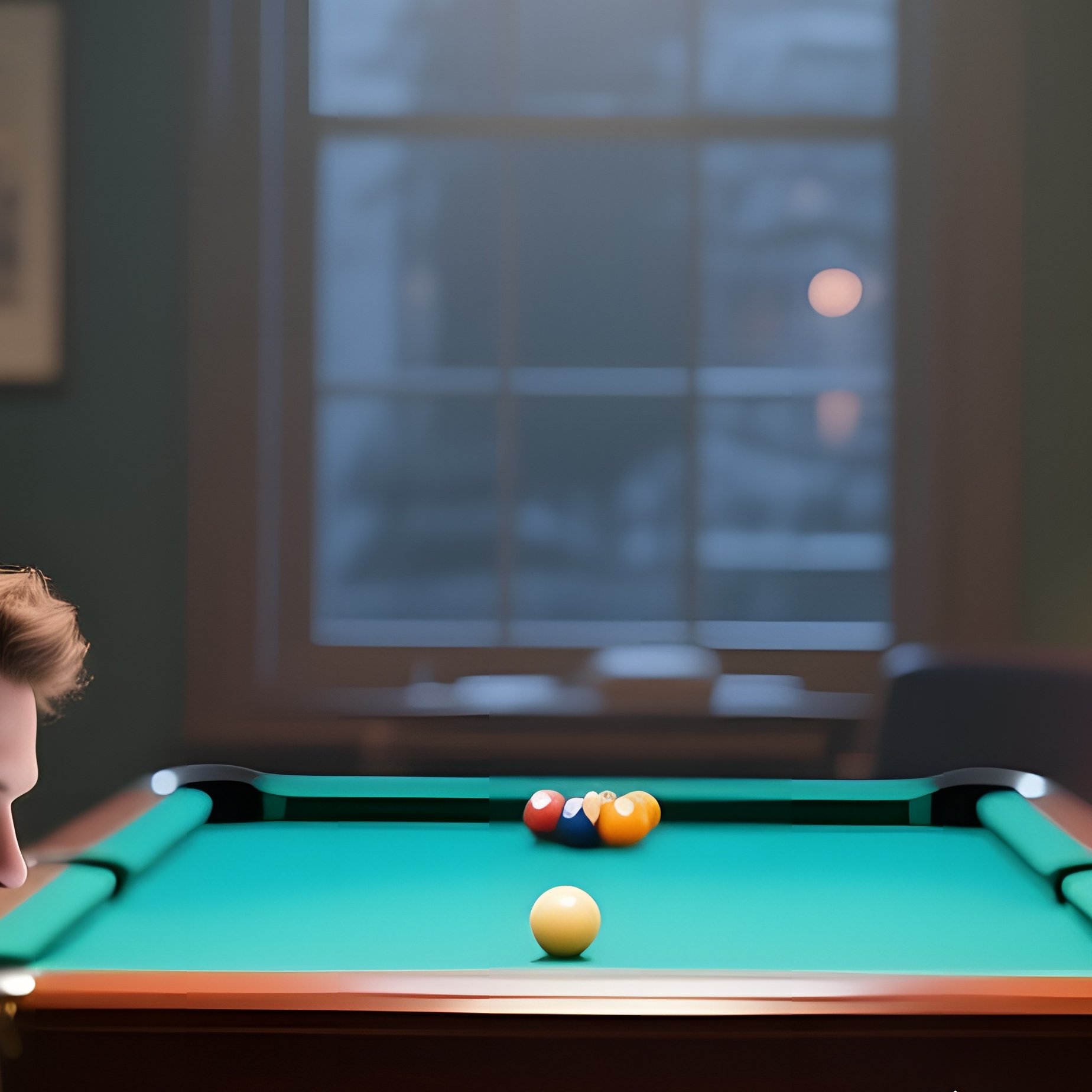 A Quiet Evening Library Turned Study Space, Tall Bookshelves Lining Walls, A Six‑Pack Scholar - Full Resolution Quality Preview