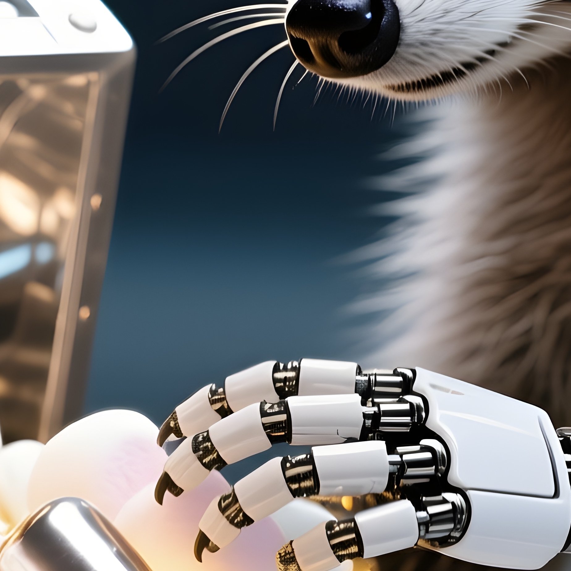 A Raccoon Opening A Treasure Chest Full Of Marshmallows Science Fiction - Full Resolution Quality Preview