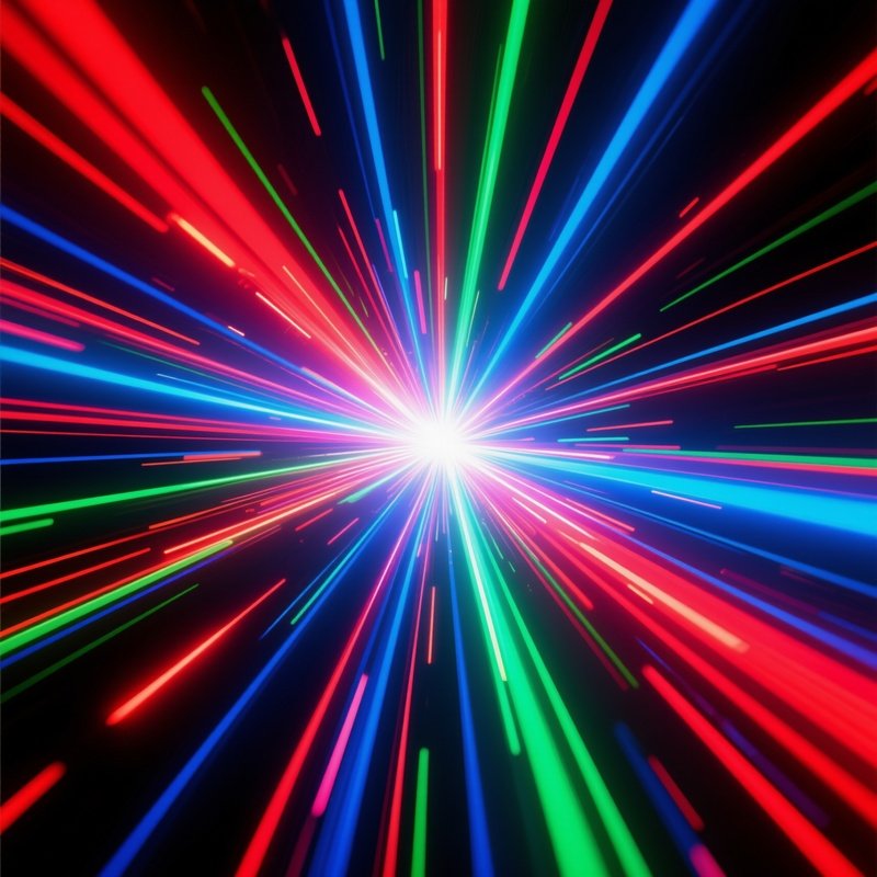 A Radiant Burst Of Light At The Center Radiant Light Burst