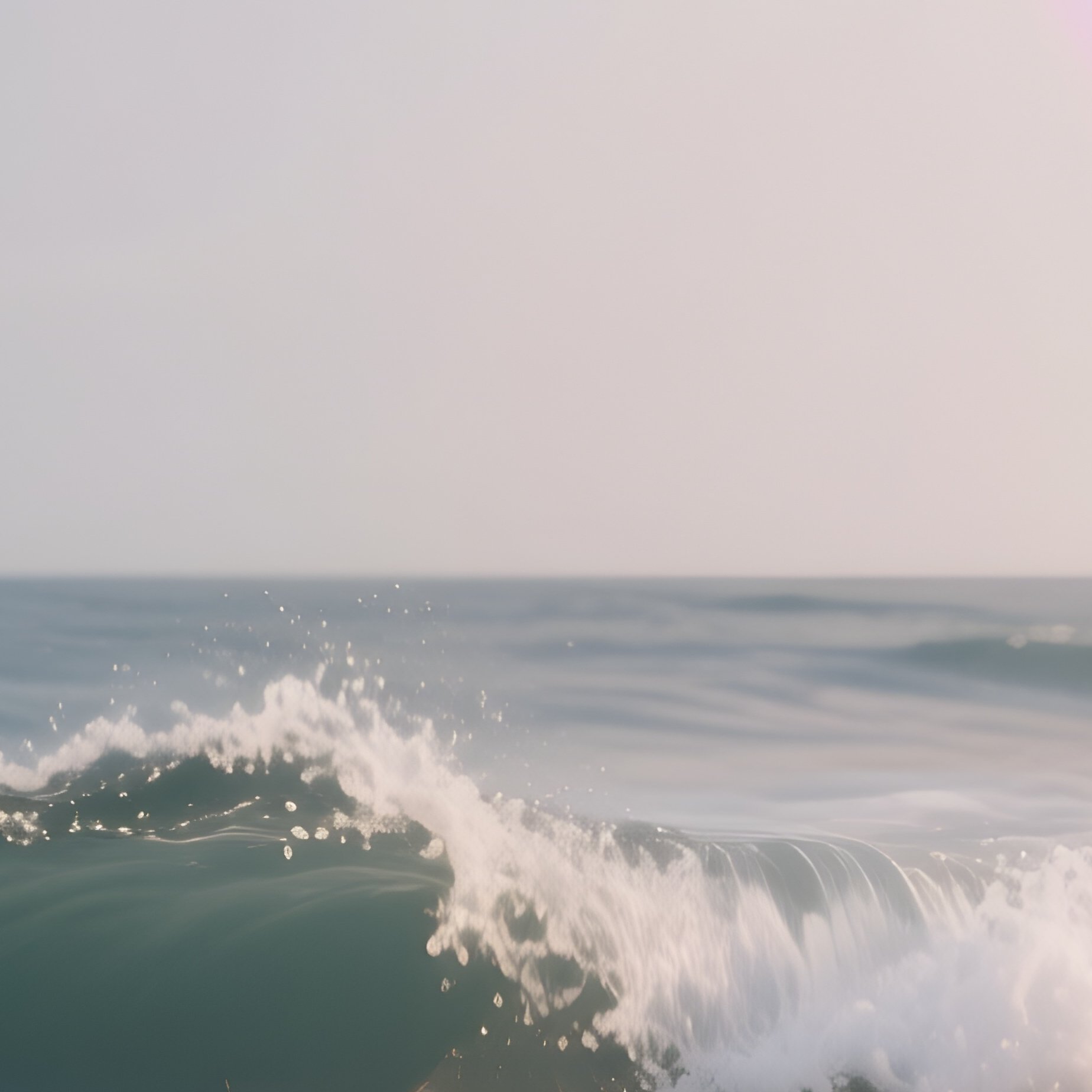 A Rainbow Reflected In Gentle Ocean Waves - Full Resolution Quality Preview