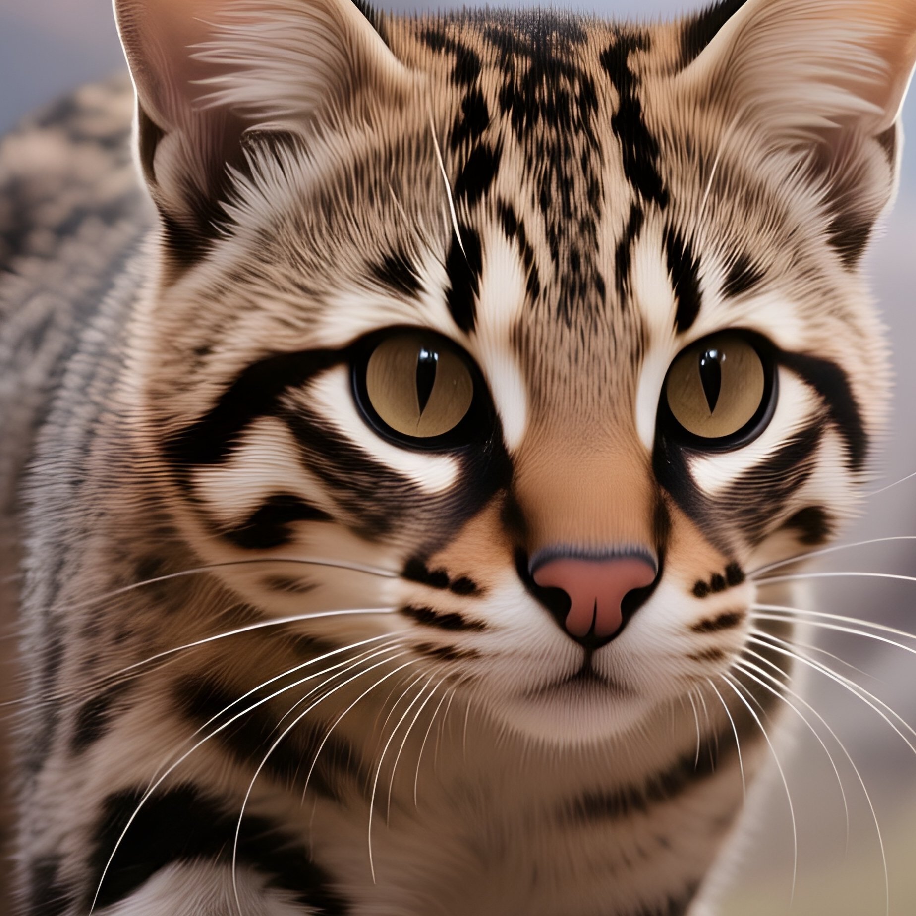 A Rare Ring Tailed Cat Sneaking Along Canyon Rocks. - Full Resolution Quality Preview