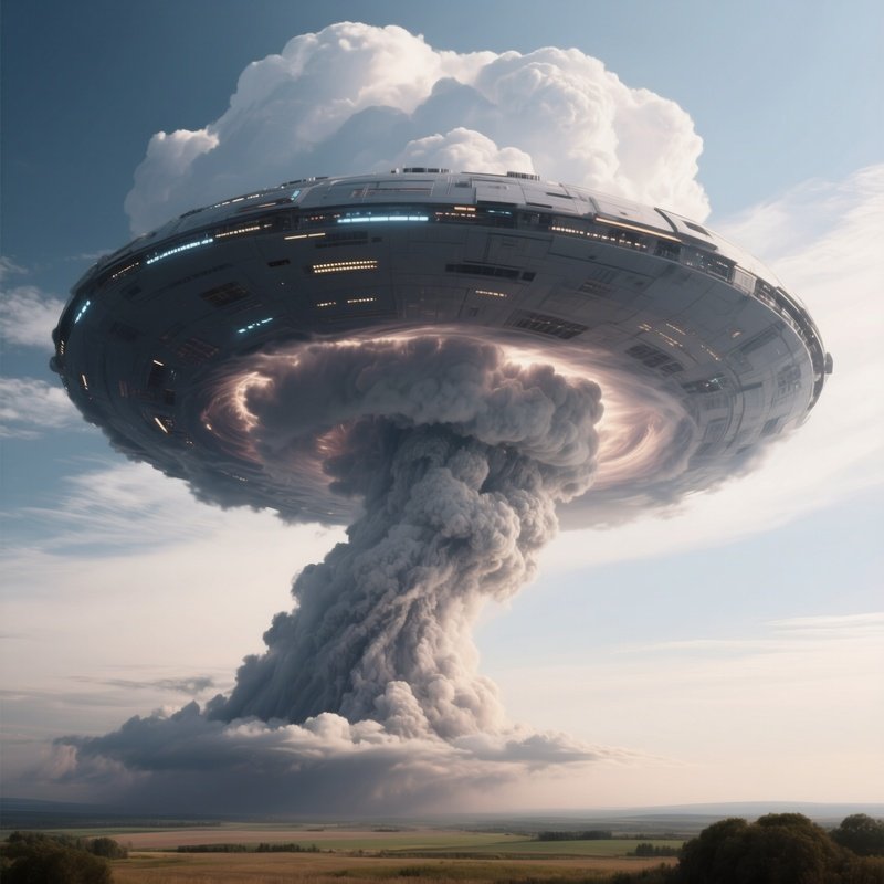 A Rare Supercell Structure Forming A Rotating Mothership Cloud.