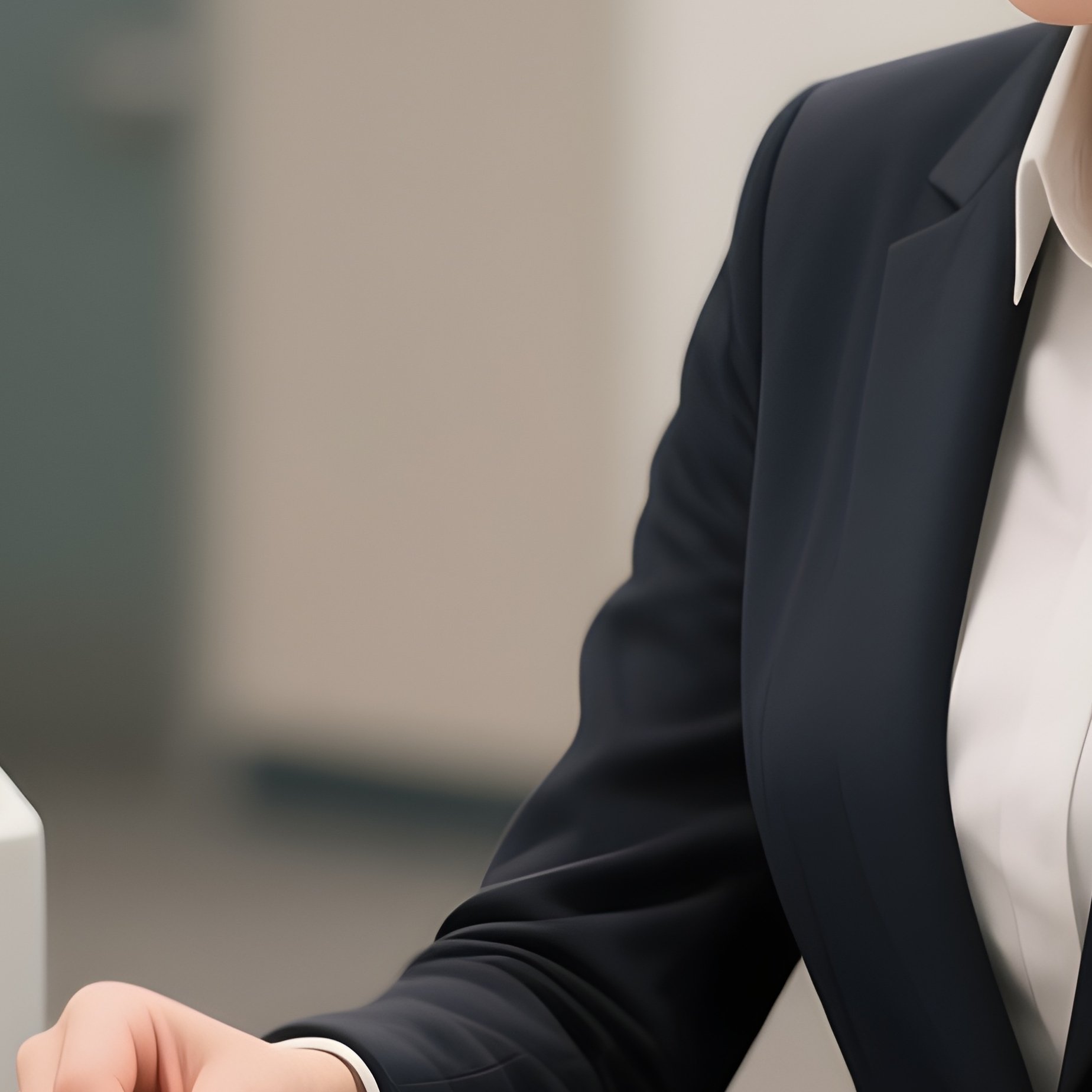 A Receptionist Printing Out Visitor Passes - Full Resolution Quality Preview