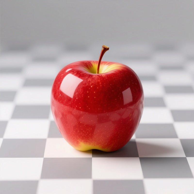 A Red Apple Apple Fruit