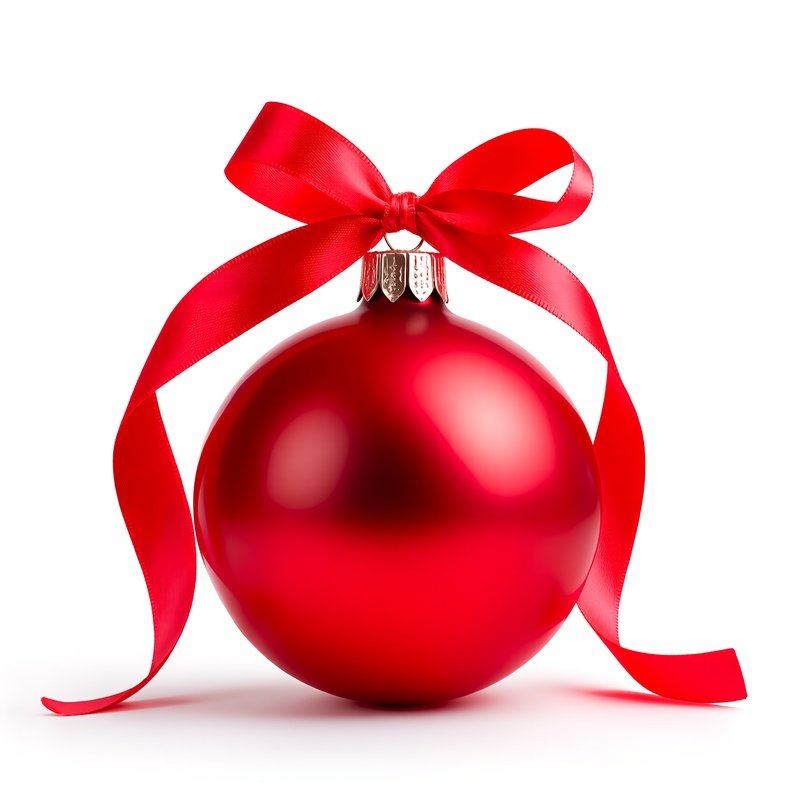 A Red Christmas Ornament Christmas Ornament