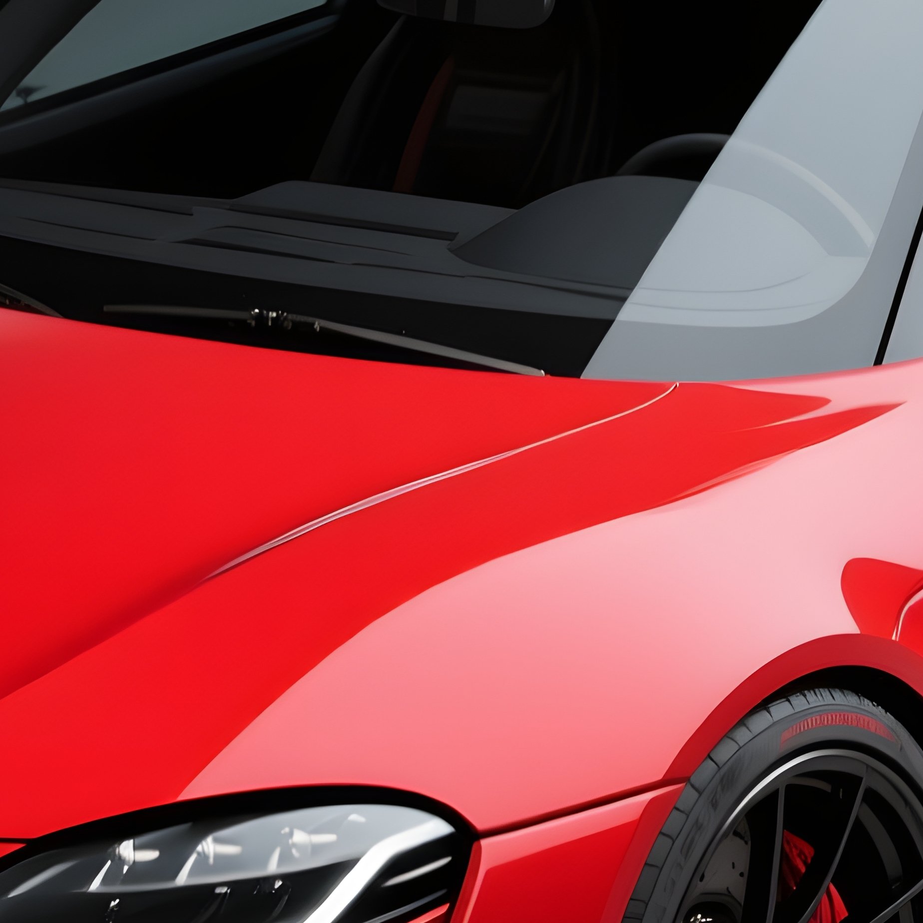 A Red Sports Car Sports Car Red Vehicle - Full Resolution Quality Preview