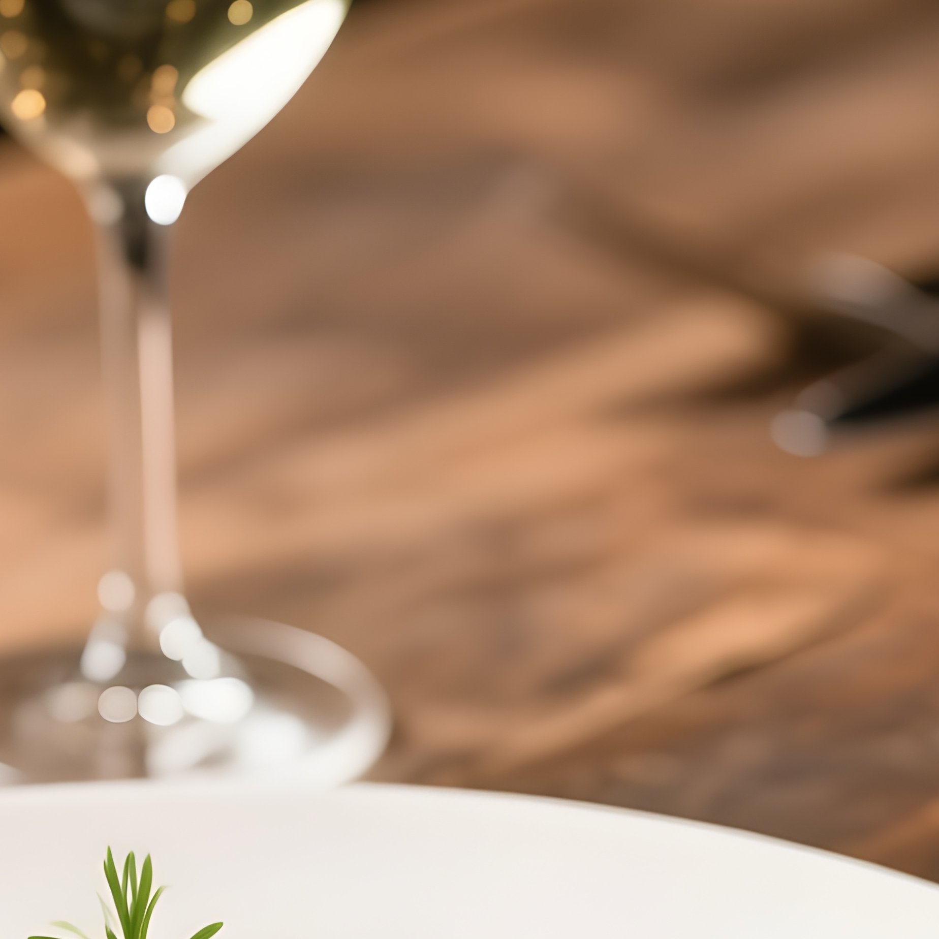 A Restaurant Plate With Glass Packaging - Full Resolution Quality Preview