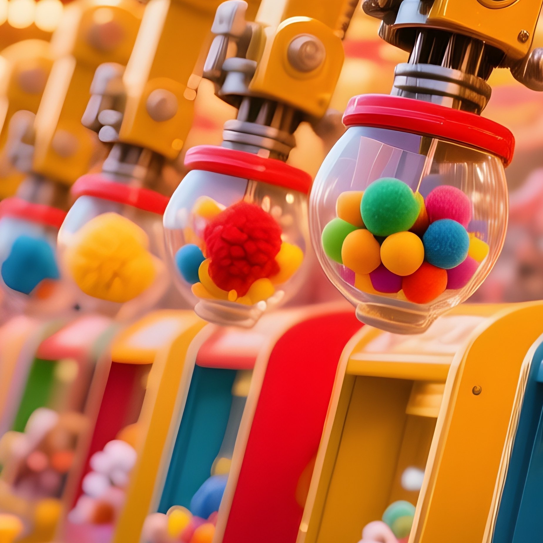 A Row Of Carnival Games With Stuffed Animal Prizes - Full Resolution Quality Preview