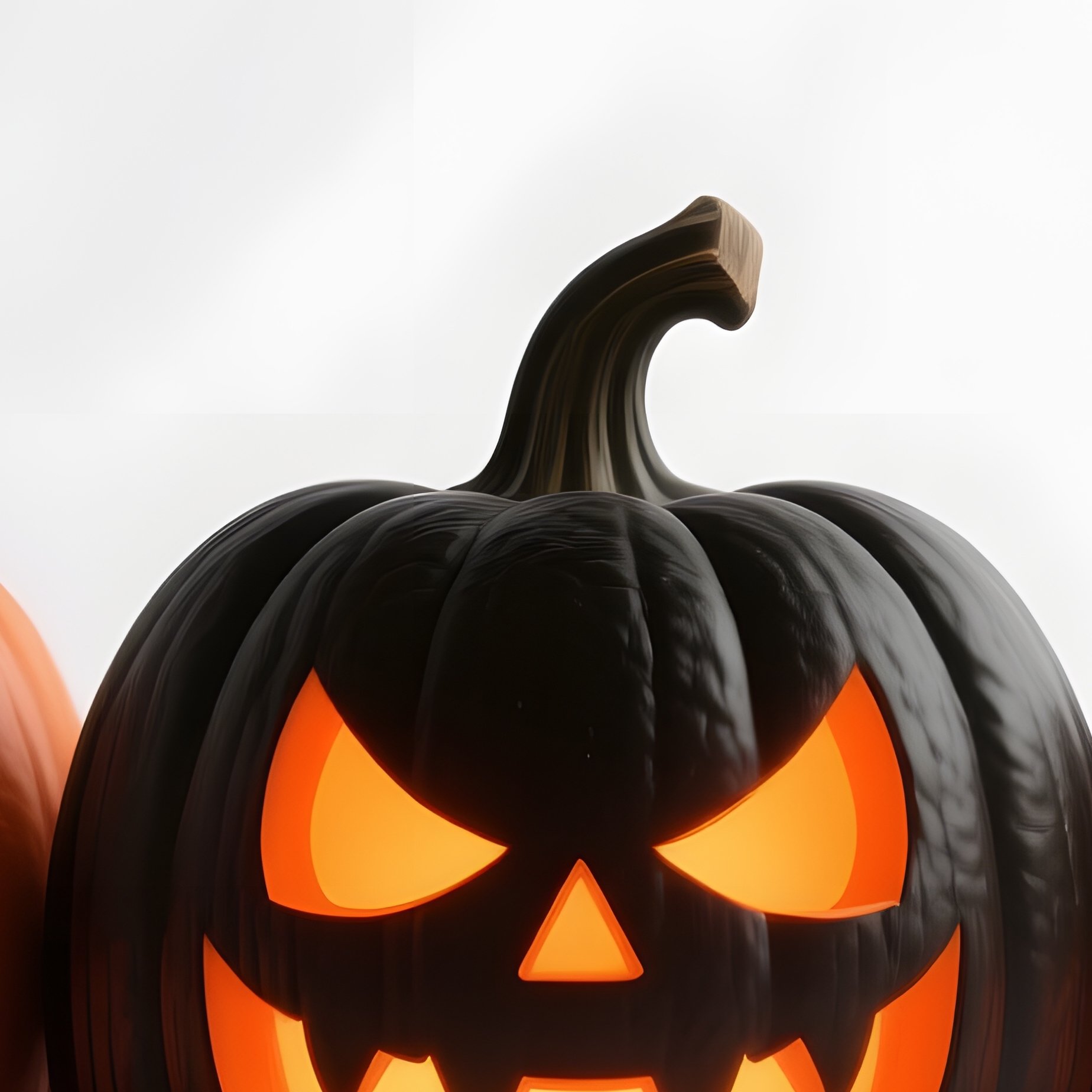 A Row Of Carved Pumpkins Halloween Pumpkin - Full Resolution Quality Preview