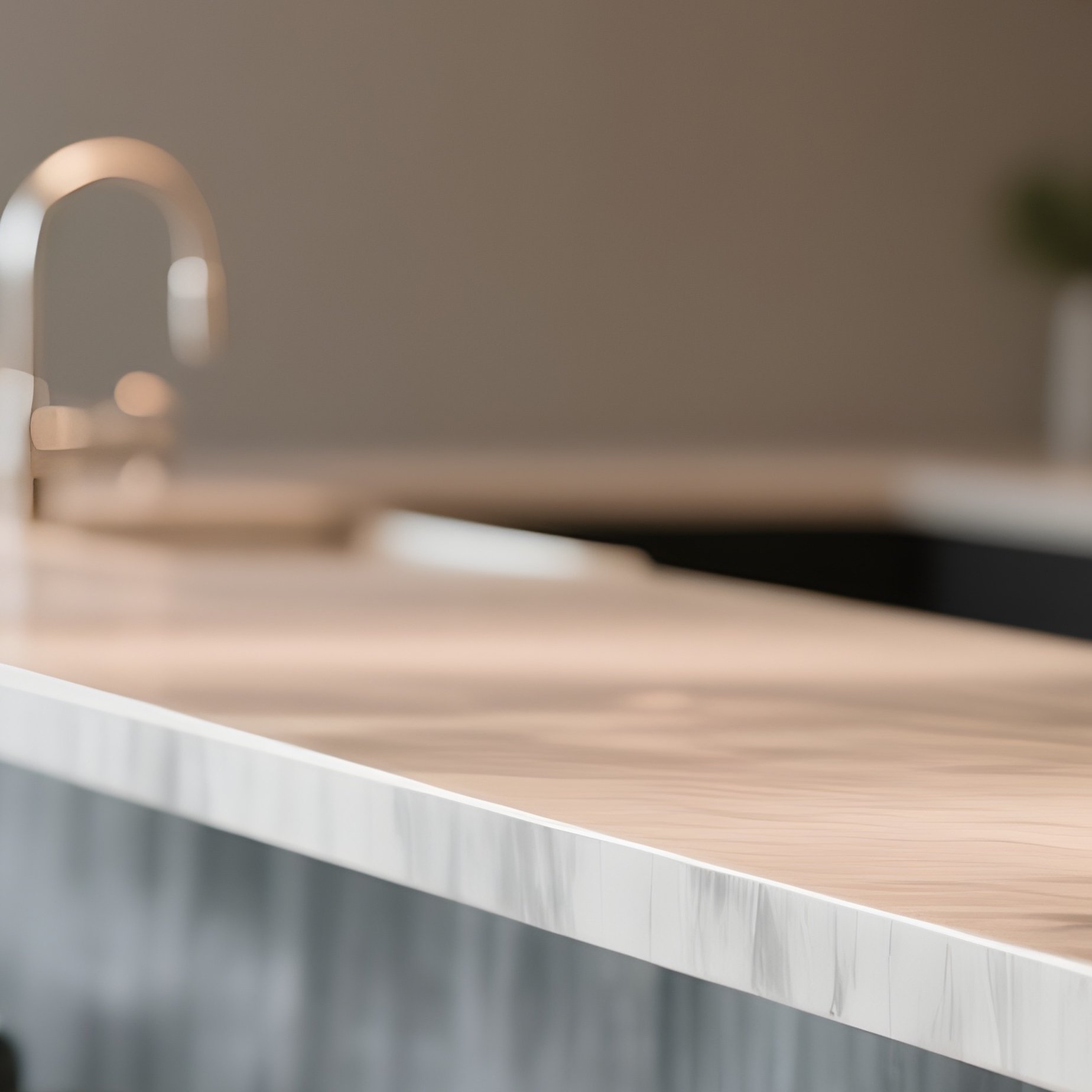 A Row Of Metal Industrial Bar Stools Lined Up At A Kitchen Island Counter, With Low Hanging Pendant Lights Illuminating The Countertop Surface. - Full Resolution Quality Preview