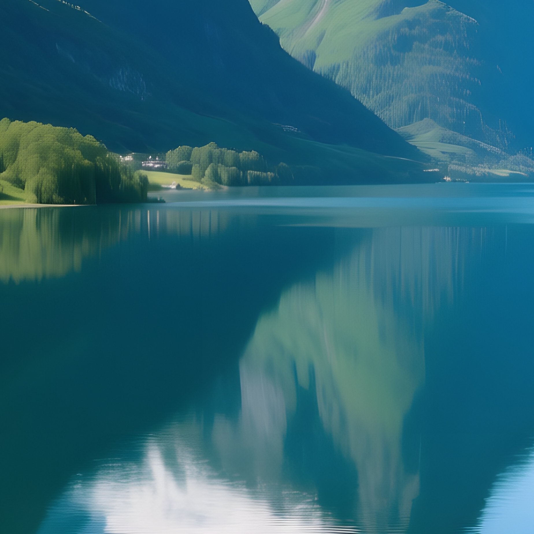 A Row Of Parked Caravans By A Lakeside Lakeside Caravans - Full Resolution Quality Preview