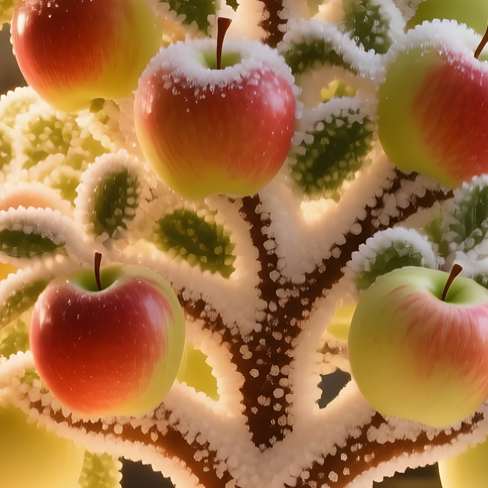 A Rustic Farmhouse Kitchen Bathed In Late Afternoon Light, Where A Towering Sugar Sculpture Of An - Full Resolution Quality Preview