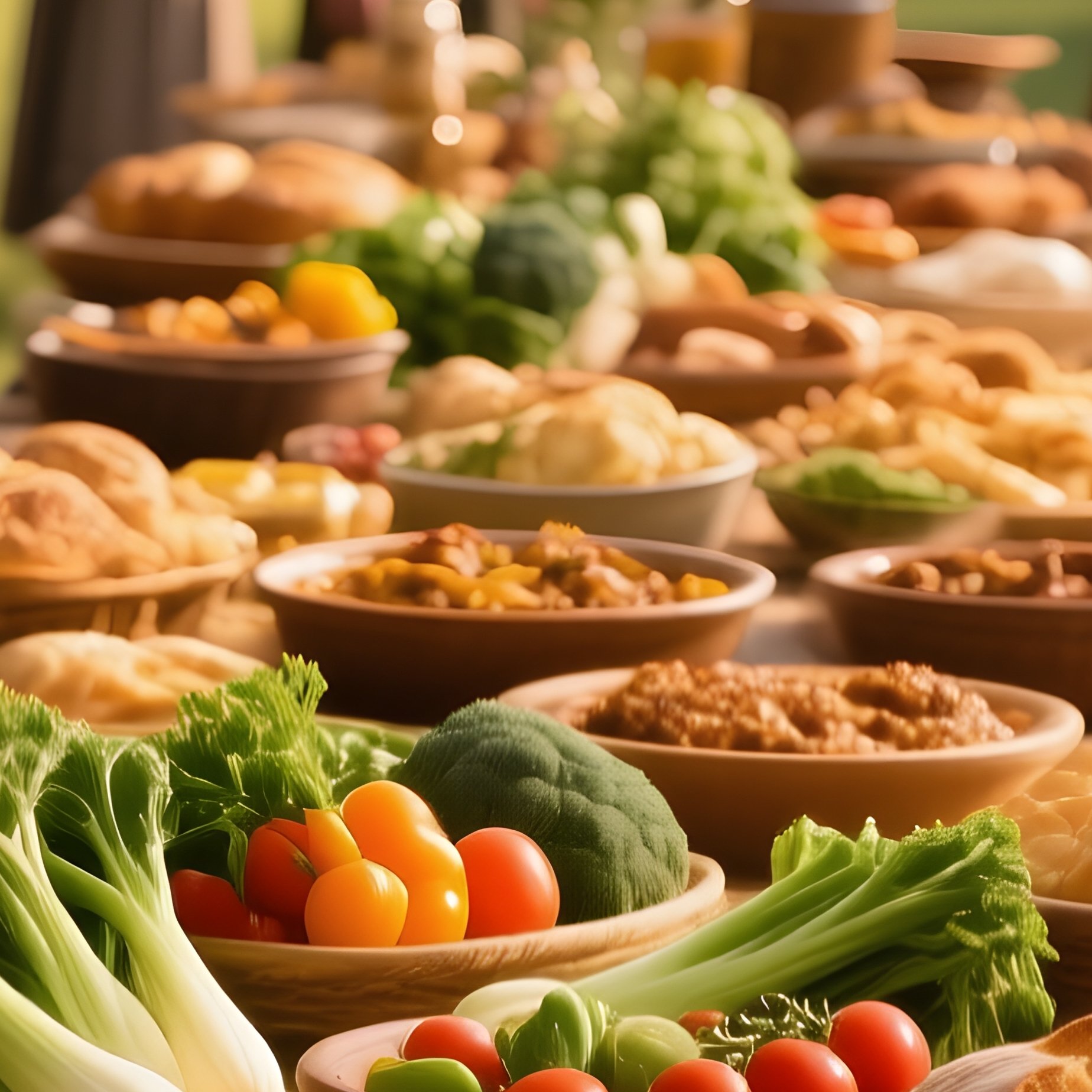 A Rustic Outdoor Meal Setup On A Wooden Table Rural Scene - Full Resolution Quality Preview