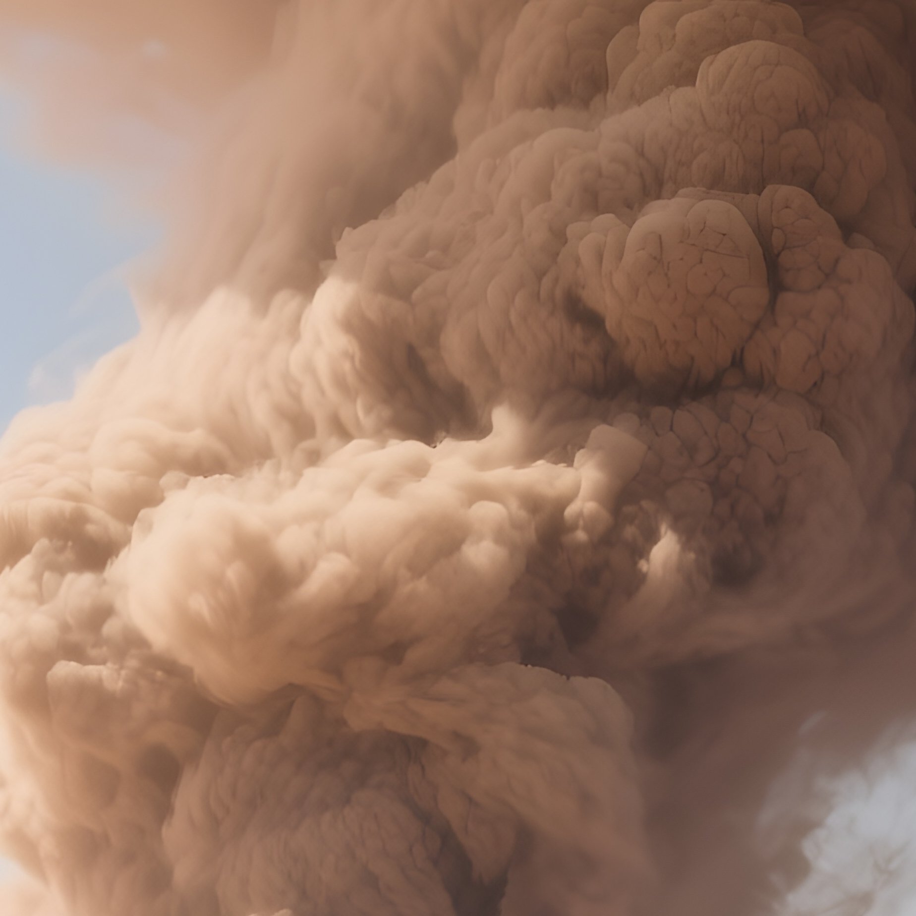 A Saharan Dust Plume Rolling Across The Atlantic Sky. - Full Resolution Quality Preview