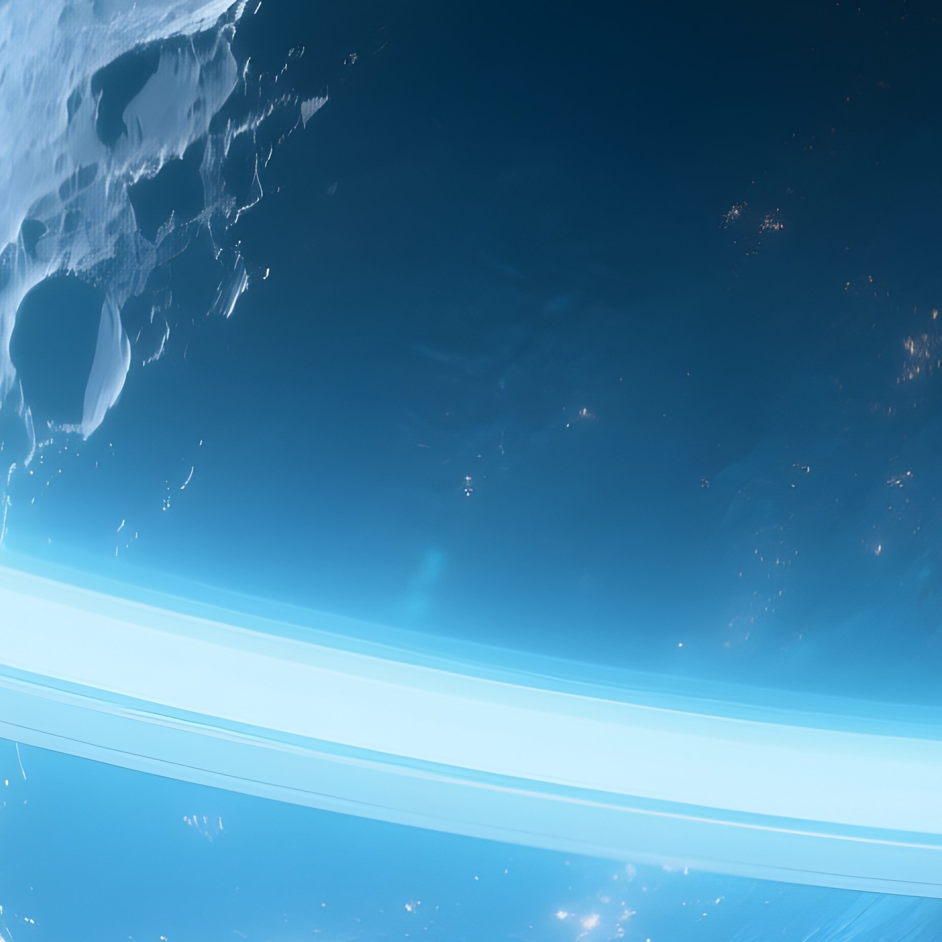 A Saturn Moon Rhea Softly Shimmering - Full Resolution Quality Preview