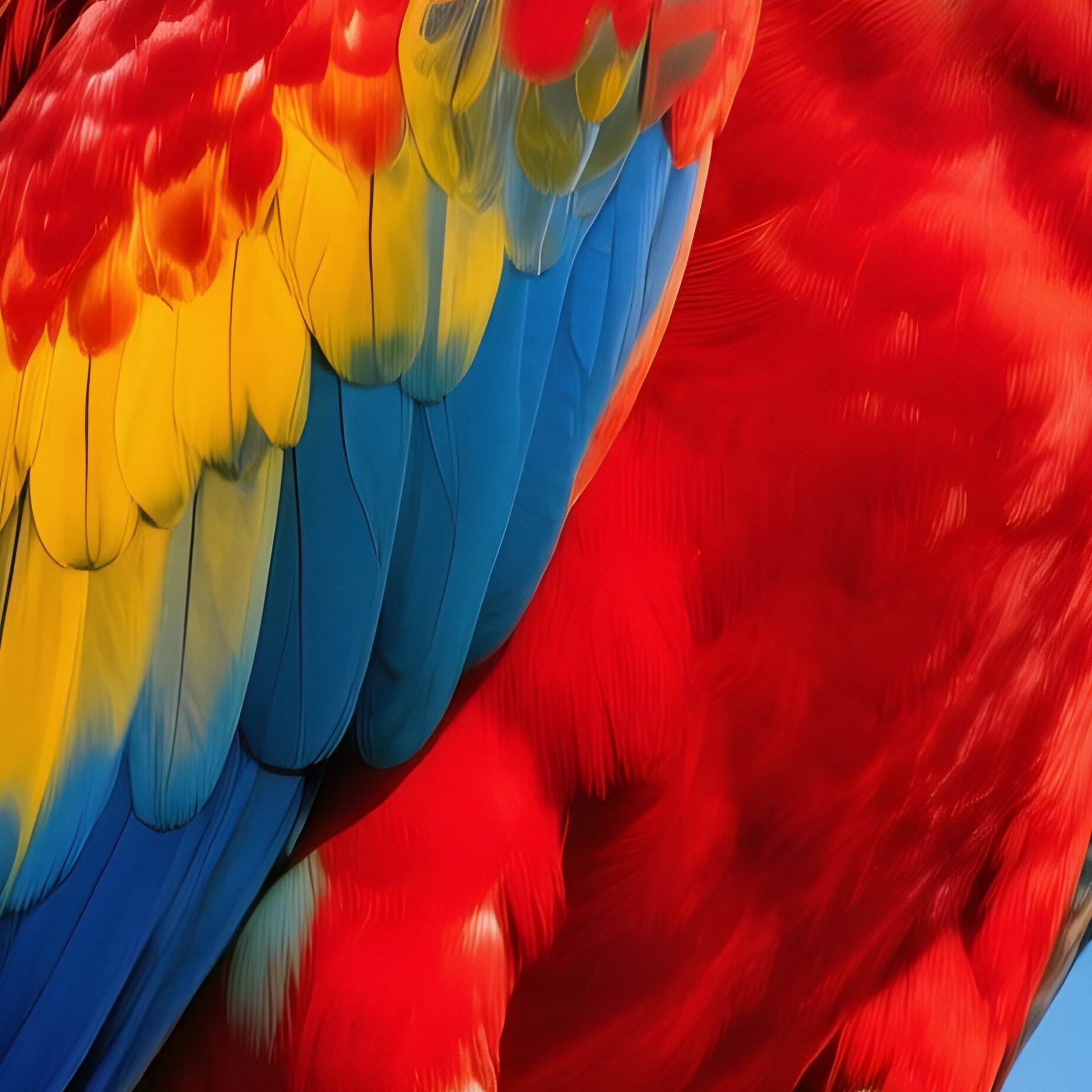 A Scarlet Macaw Perched On A Branch - Full Resolution Quality Preview