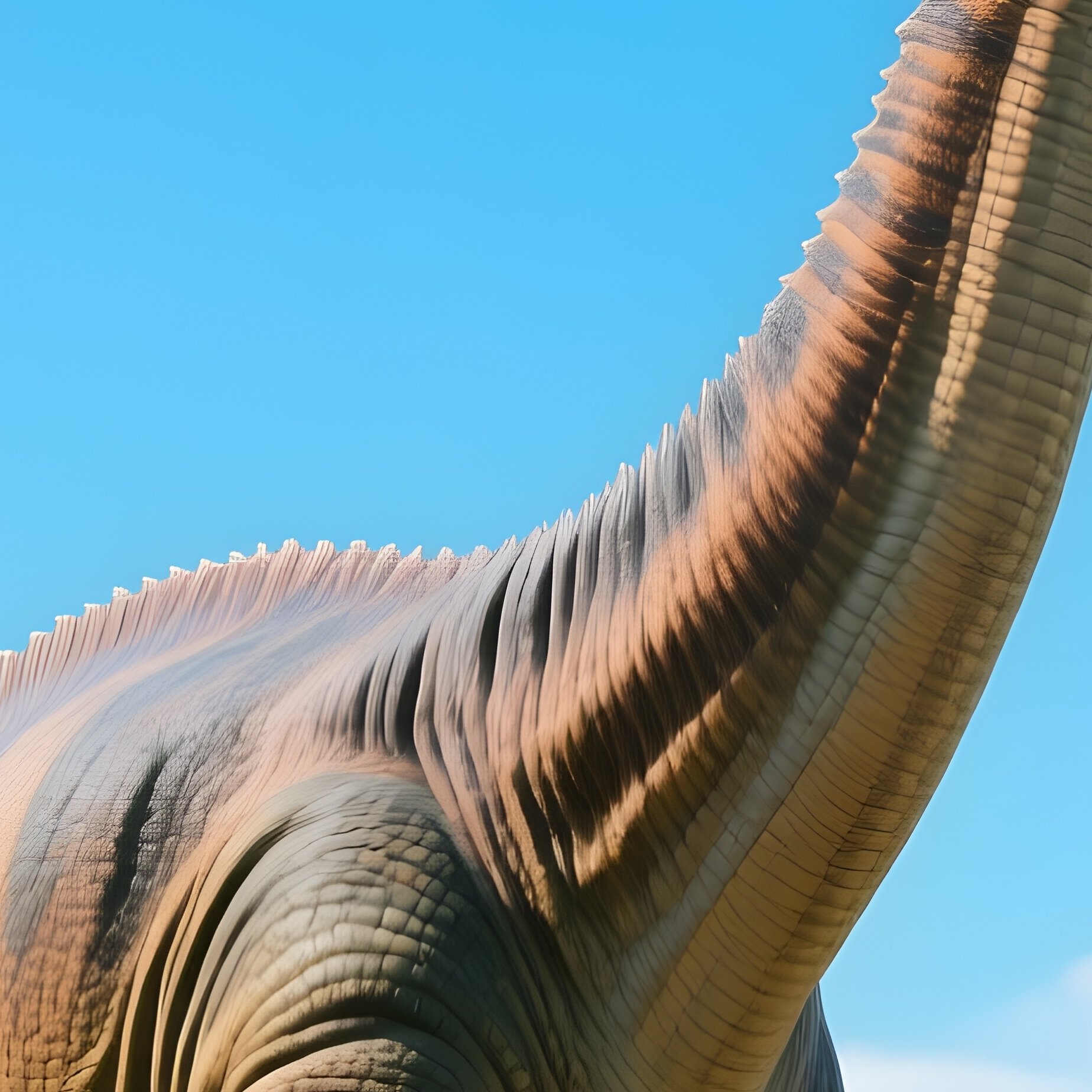 A Scenic View Of A Sauropod Dinosaur - Full Resolution Quality Preview