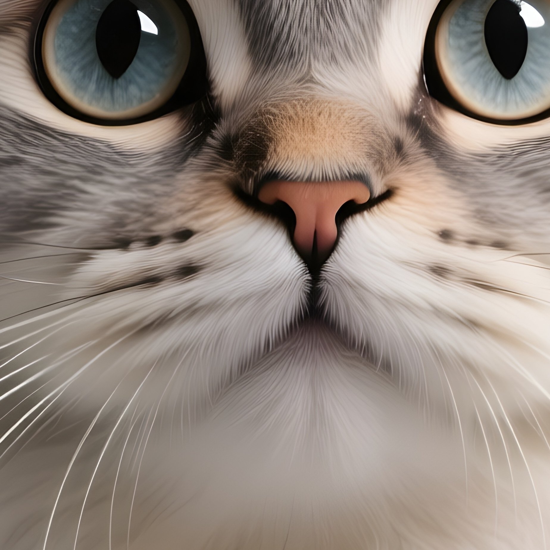 A Science Fiction Story About A Cat With Wide Curious Eyes - Full Resolution Quality Preview