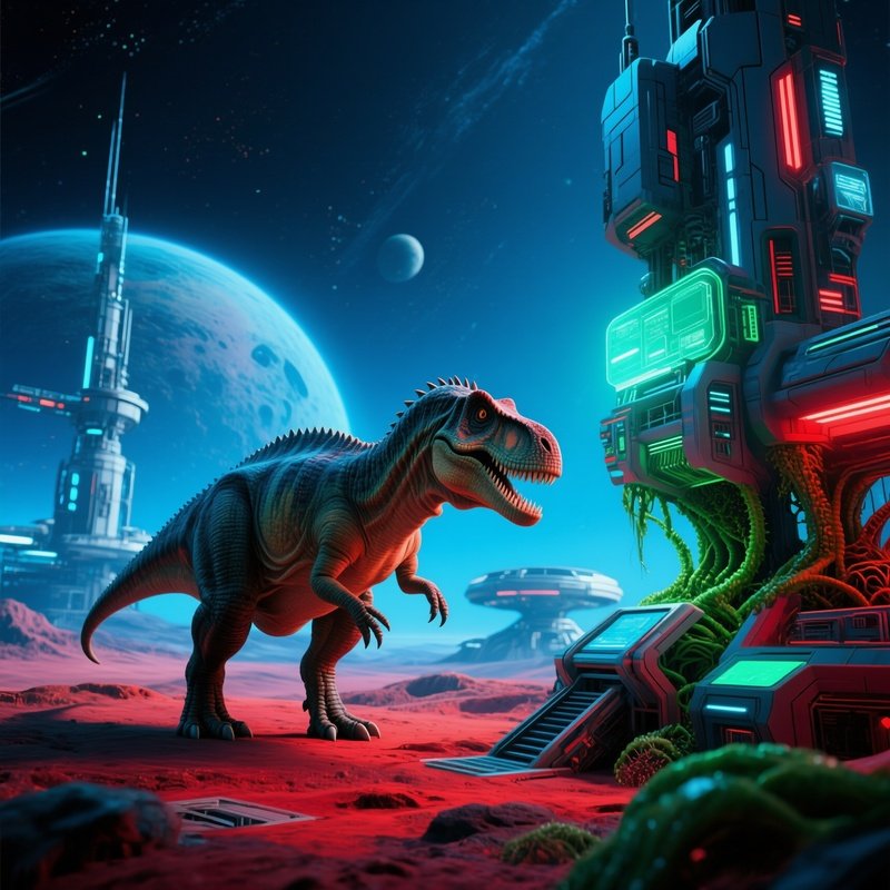 A Science Fiction Storyset Camarasaurus