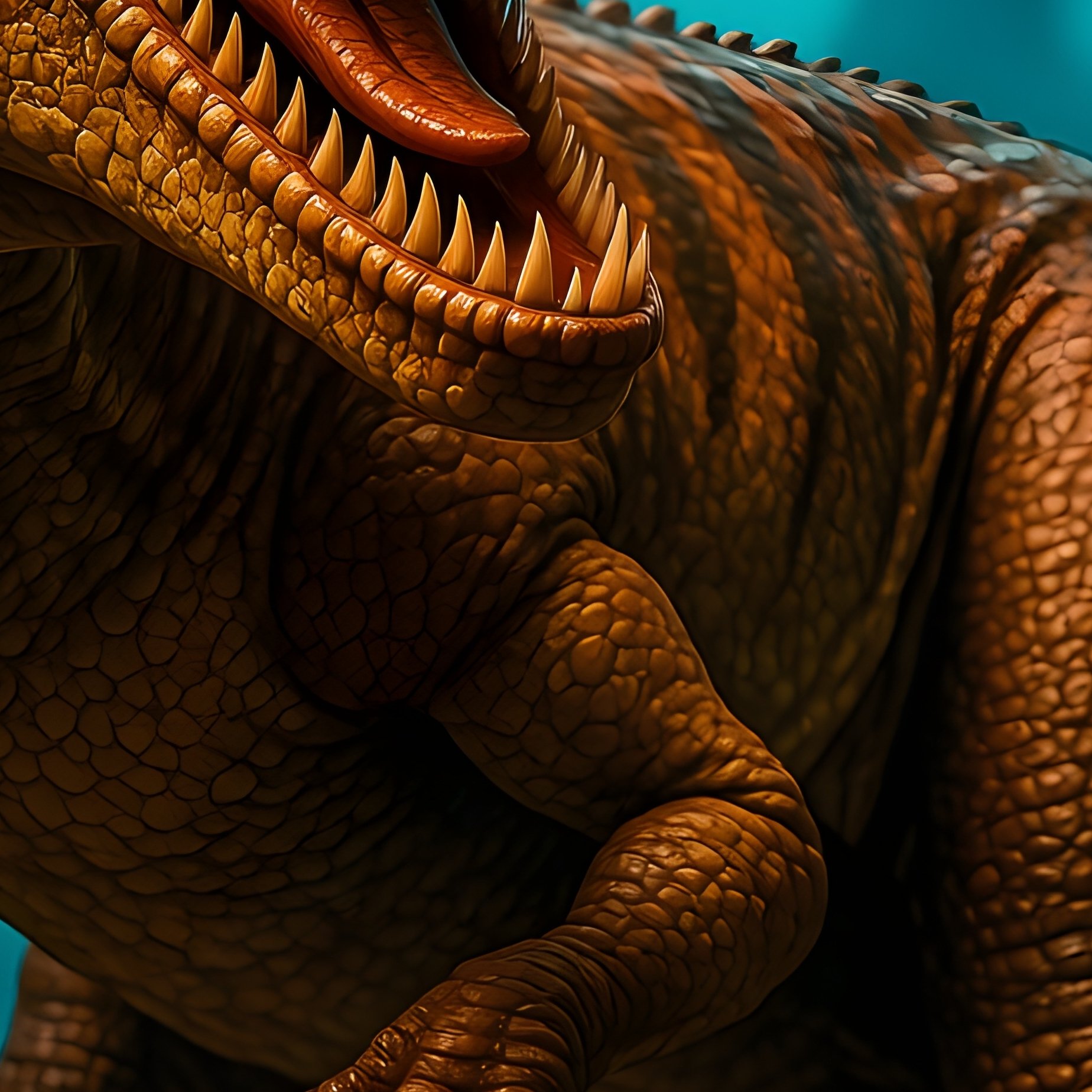 A Science Fiction Vision Of A Velociraptor - Full Resolution Quality Preview