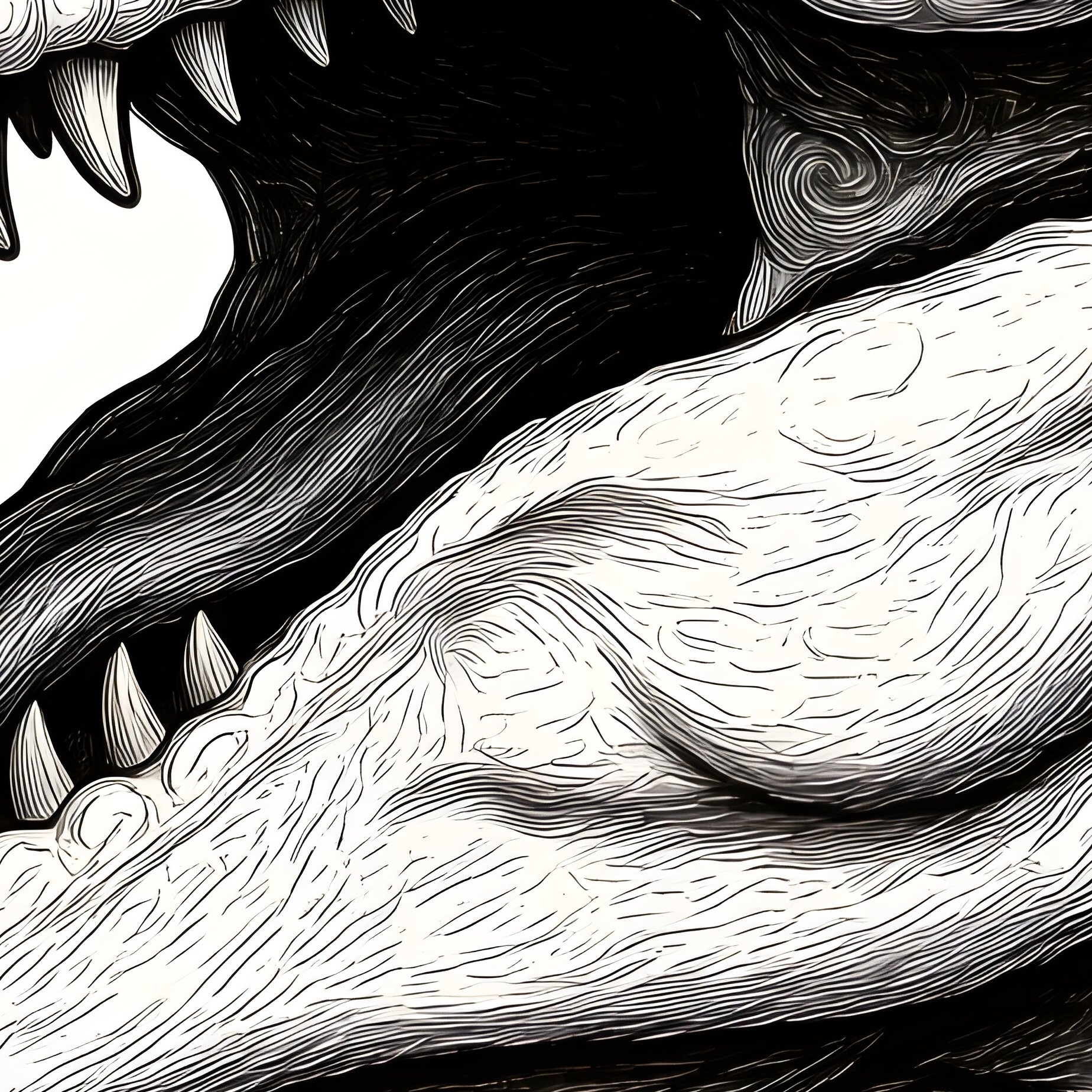 A Scientific Illustration Of A Prehistoric Dinosaur - Full Resolution Quality Preview