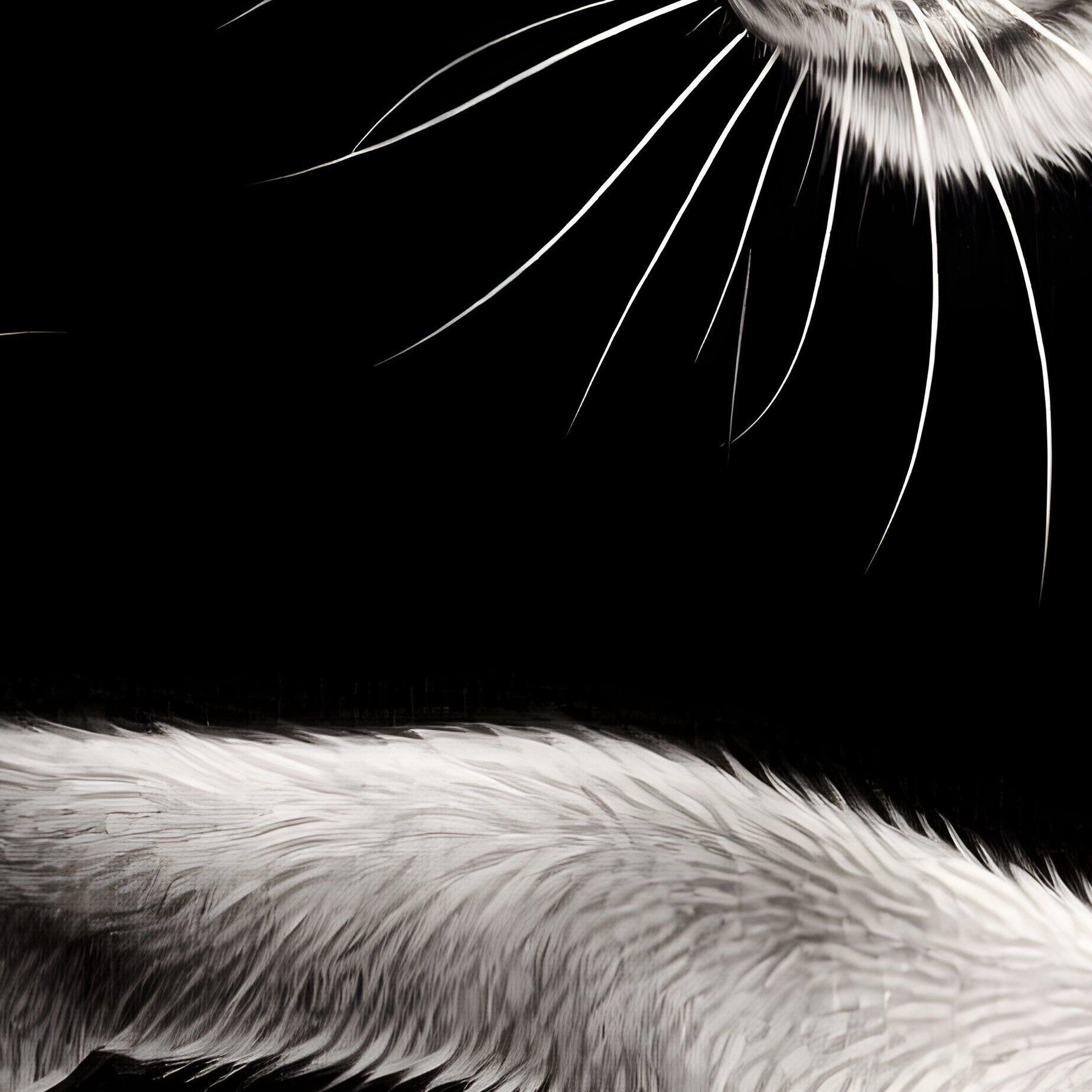 A Scientific Illustration Of A Tonkinese Cat Tail Flicking With Intense Focus - Full Resolution Quality Preview