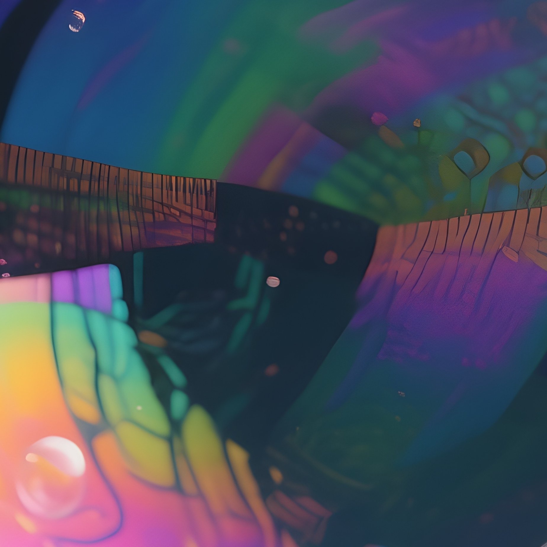 A Scientific Visualization Of Soap Bubbles Shimmering In Rainbow Colors - Full Resolution Quality Preview