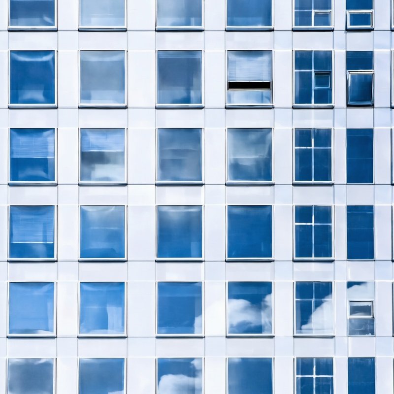 A Section Of A Modern Buildings Facade Architecture Modern