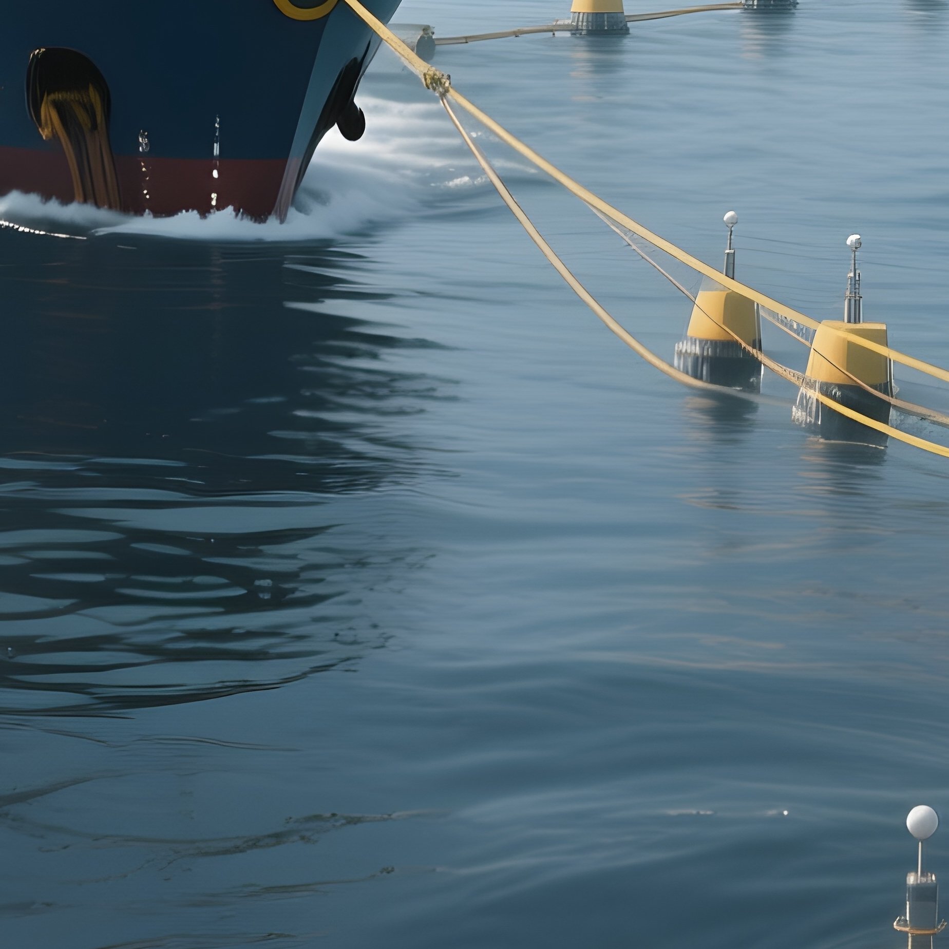 A Seismic Survey Ship Towing Sensor Arrays In Deep Water - Full Resolution Quality Preview
