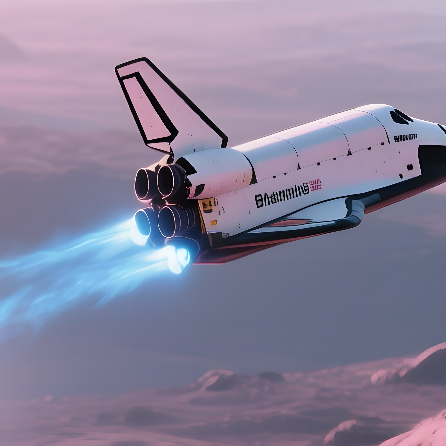 A Serene Dawn Over An Asteroid Field Where Gentle Pink Light Kisses Each Rock, Casting Soft - Full Resolution Quality Preview