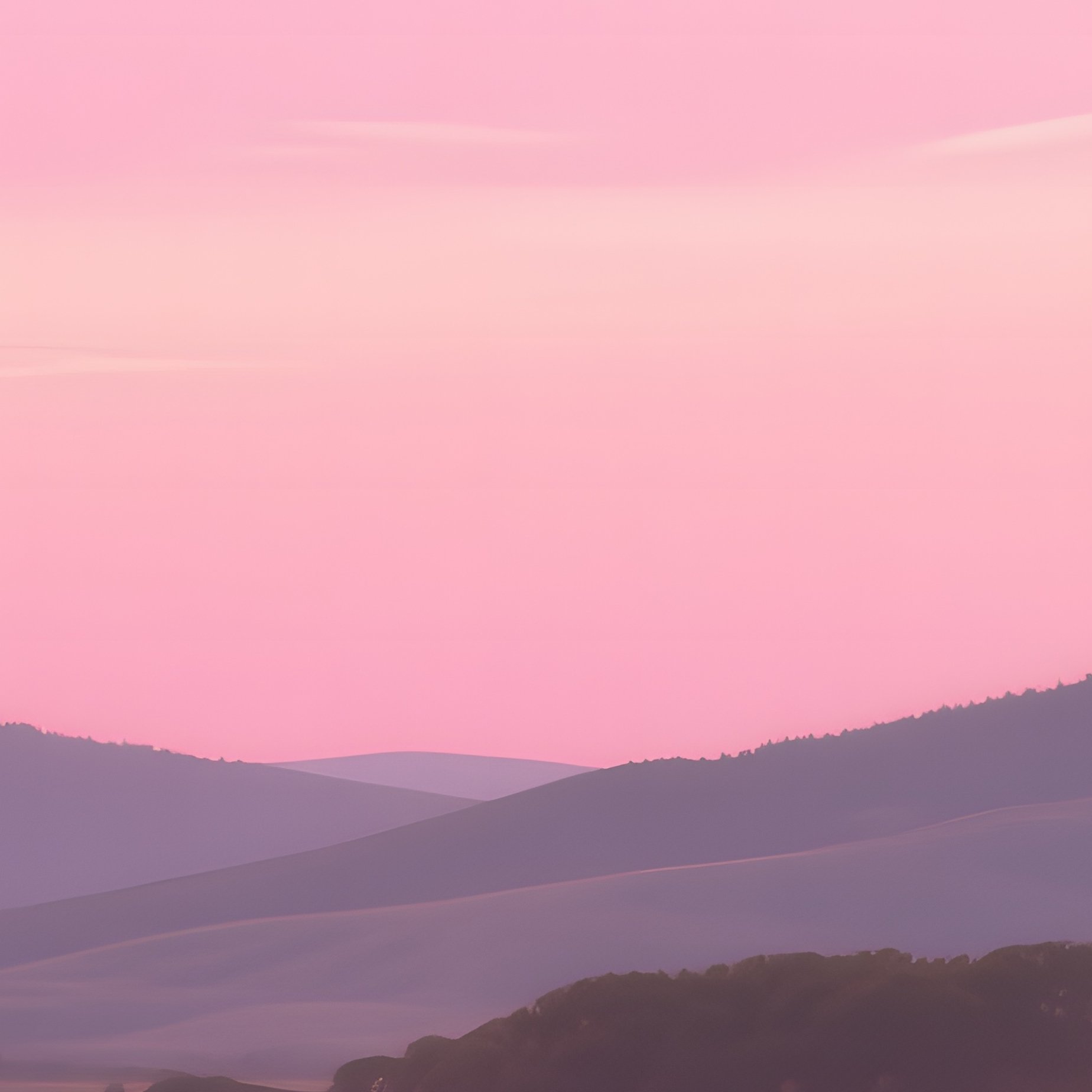 A Serene Early Evening On A Texas Ranch Pasture, Cattle Grazing Under A Pink Sky, Windmills Turning - Full Resolution Quality Preview