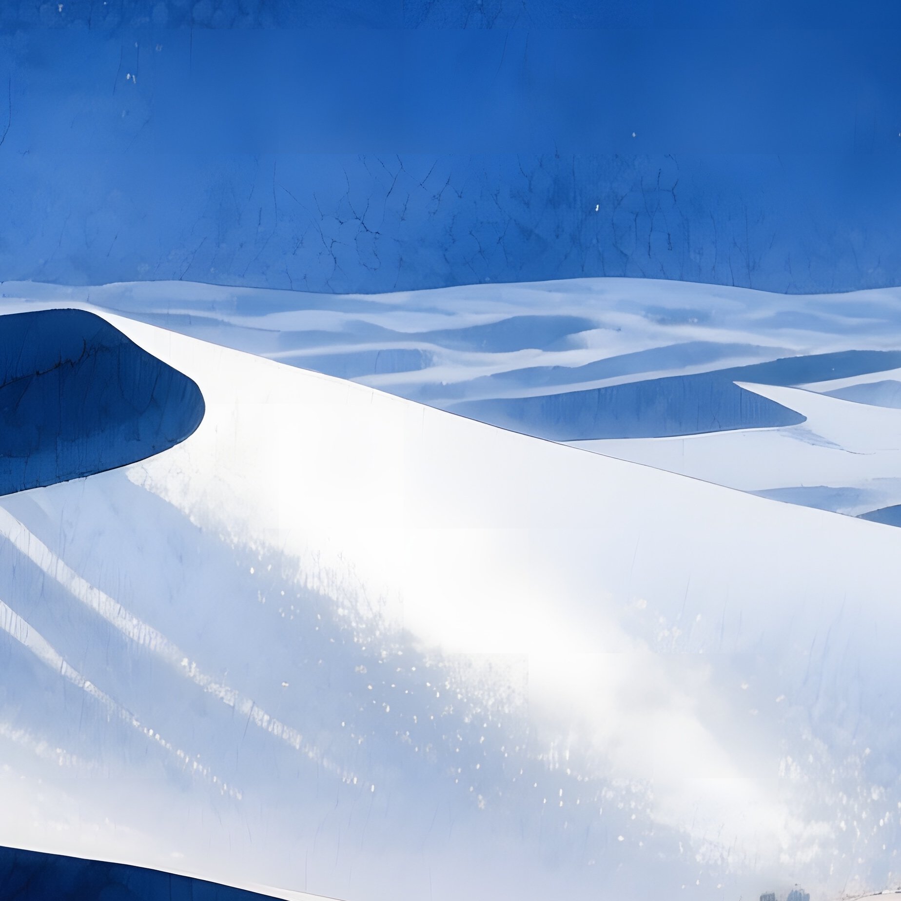 A Serene Moonlit Desert With Dunes Casting Long Shadows, Stars Sparkling Overhead, Watercolor Deep - Full Resolution Quality Preview